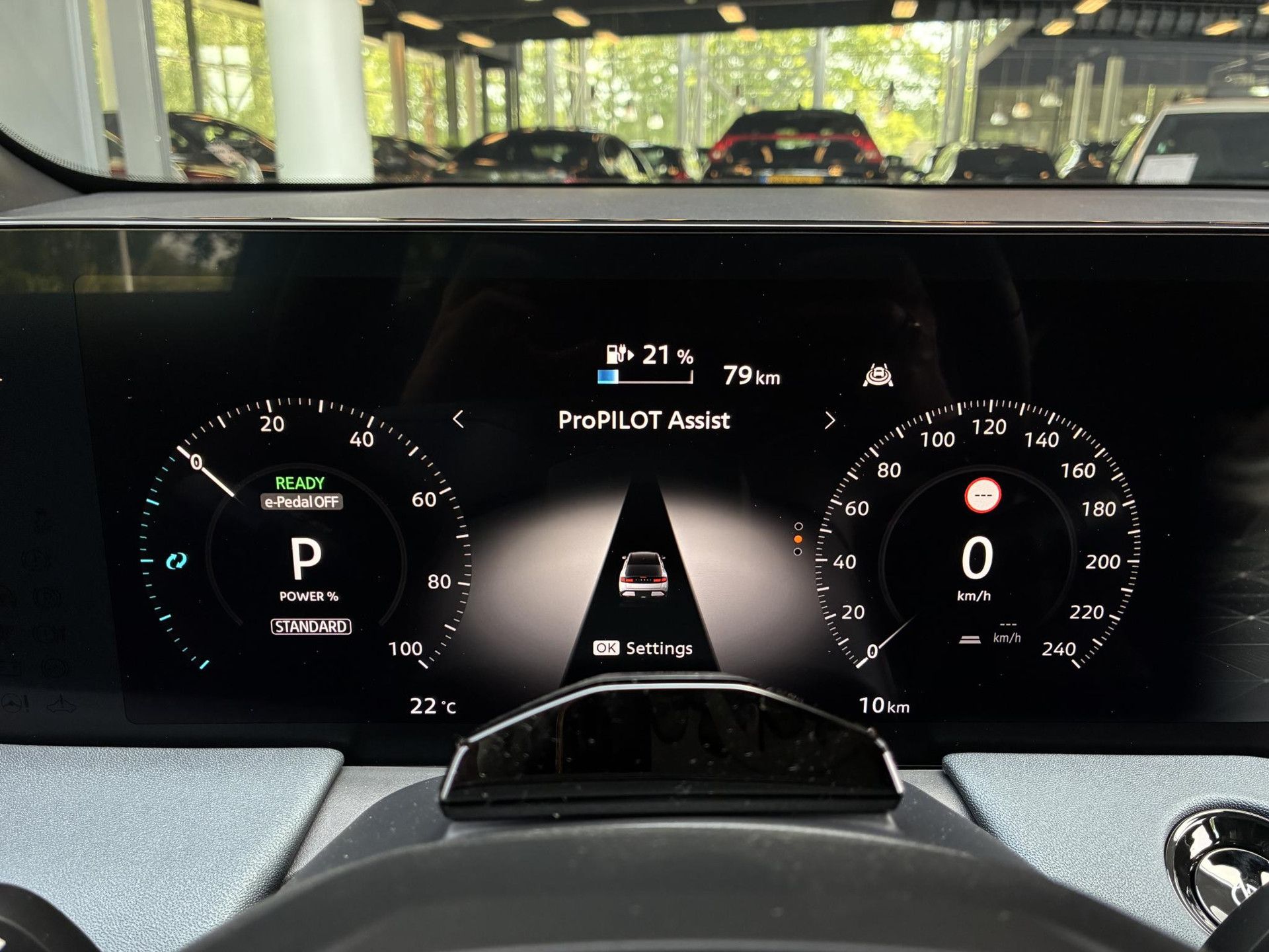 Nissan Leaf – dashboard