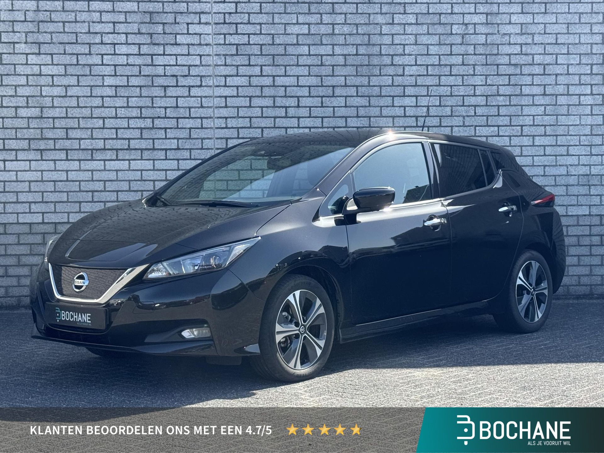 Nissan Leaf met kenteken L-936-SR – vooraanzicht