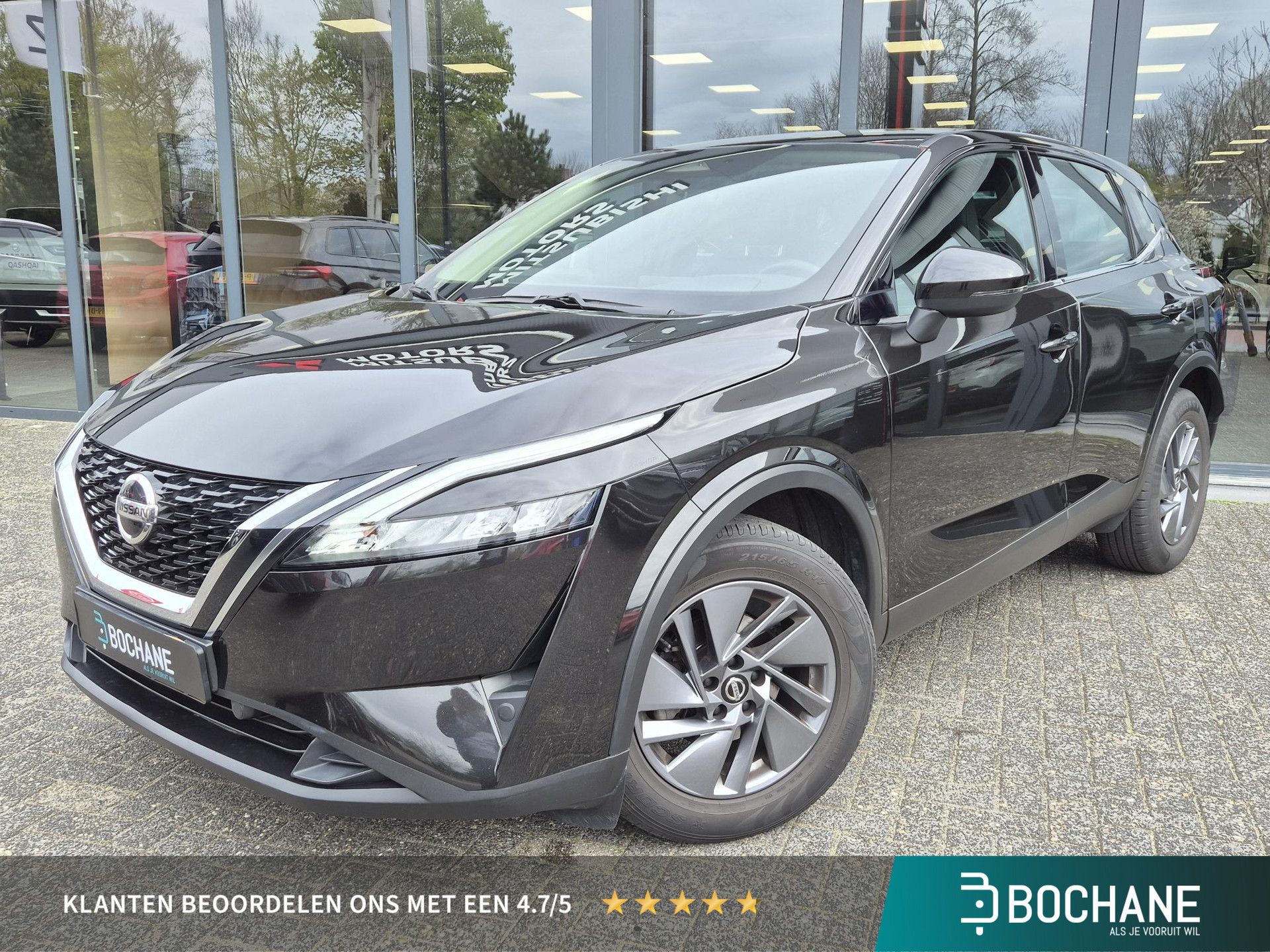Nissan QASHQAI met kenteken P-480-JG – vooraanzicht