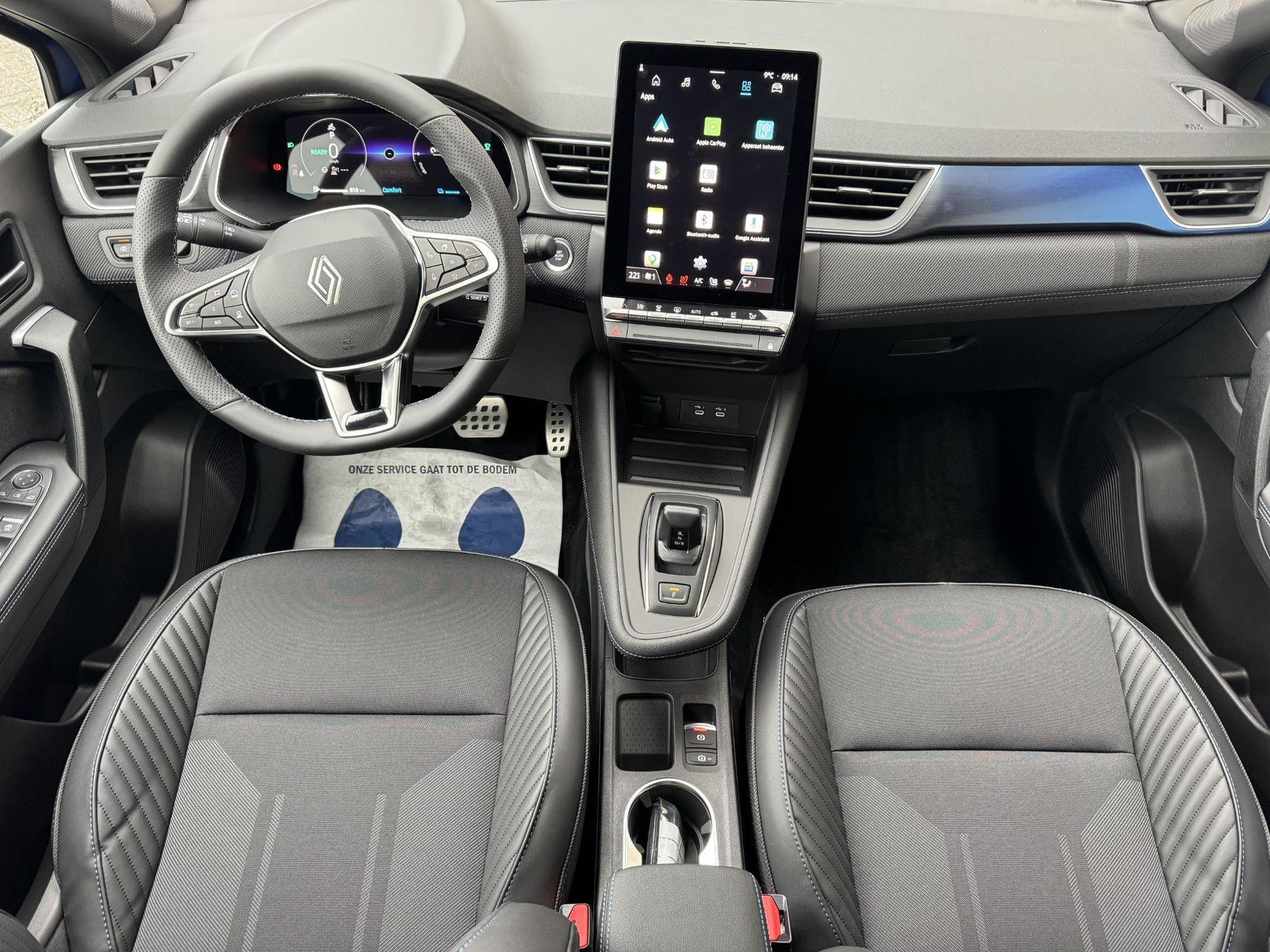 Renault Captur met kenteken KDX-90-X – interieur