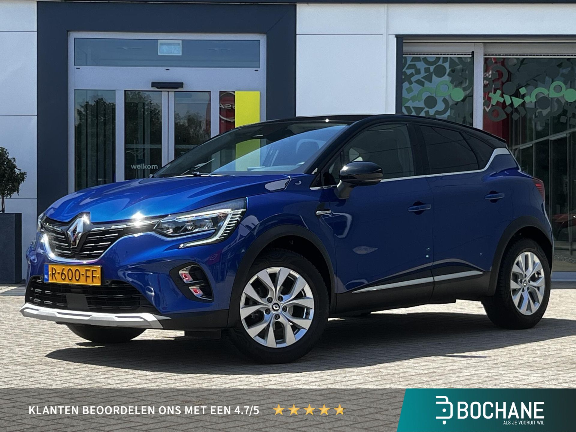 Renault Captur met kenteken R-600-FF – vooraanzicht