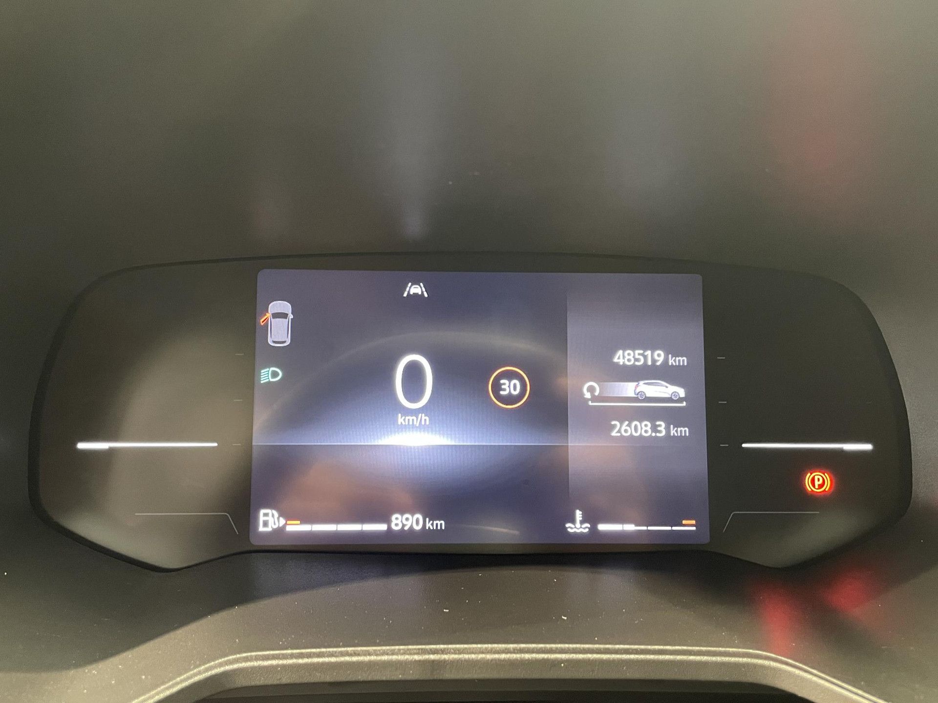 Renault Clio met kenteken GBZ-46-F – dashboard