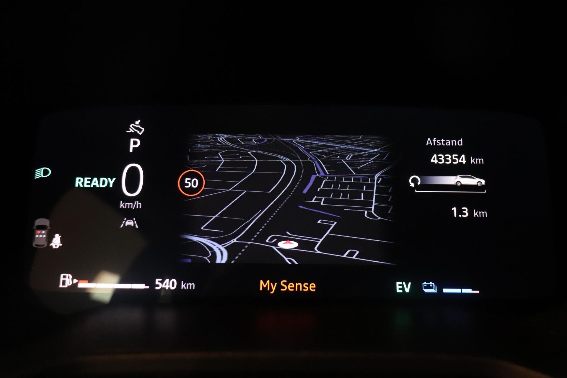 Renault Clio met kenteken GLS-54-B – dashboard