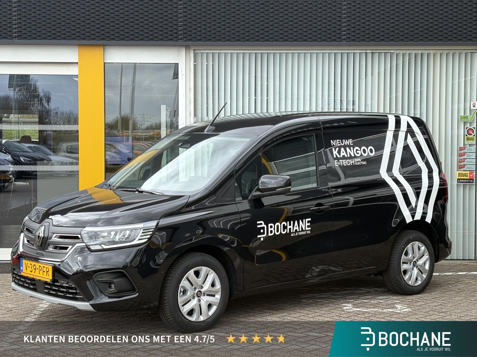 Renault Kangoo met kenteken V-39-PFR – vooraanzicht