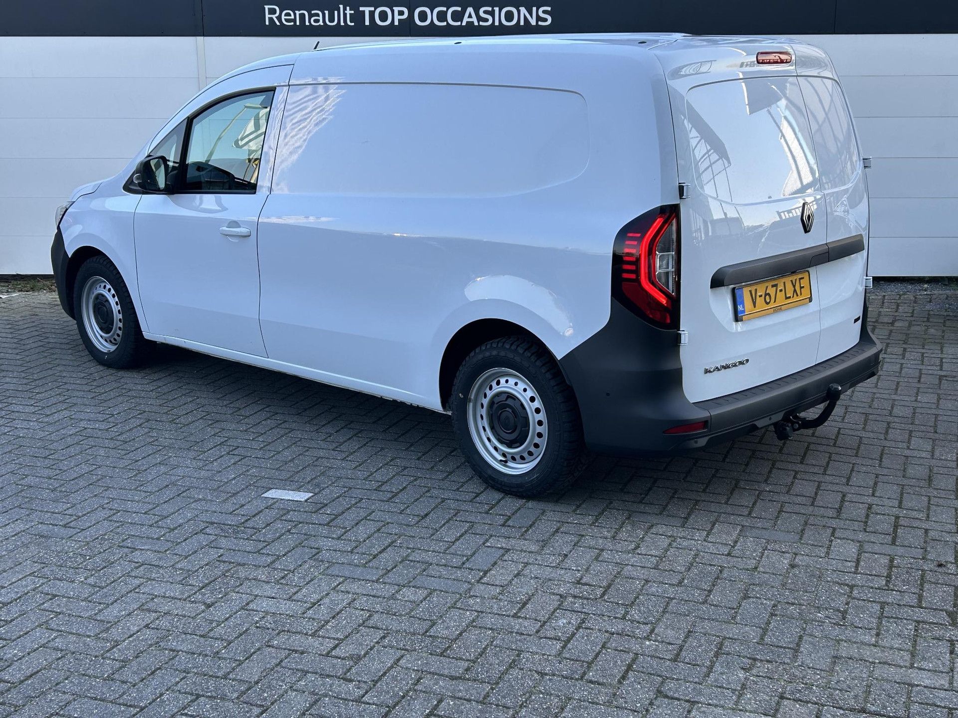 Renault Kangoo met kenteken V-67-LXF – detailfoto