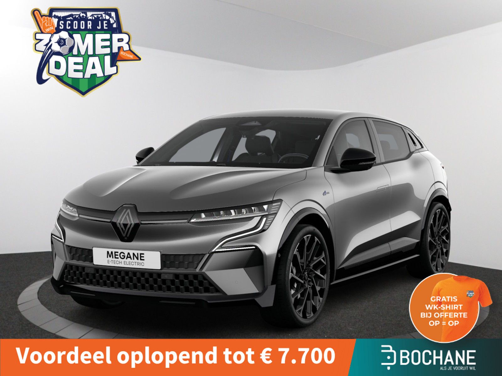 Renault MeganeE-Tech – vooraanzicht