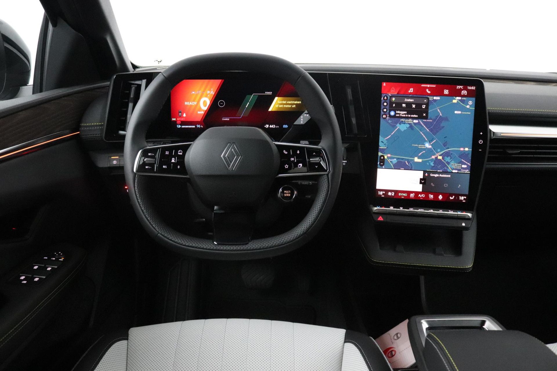 Renault MeganeE-Tech met kenteken HXS-24-X – interieur