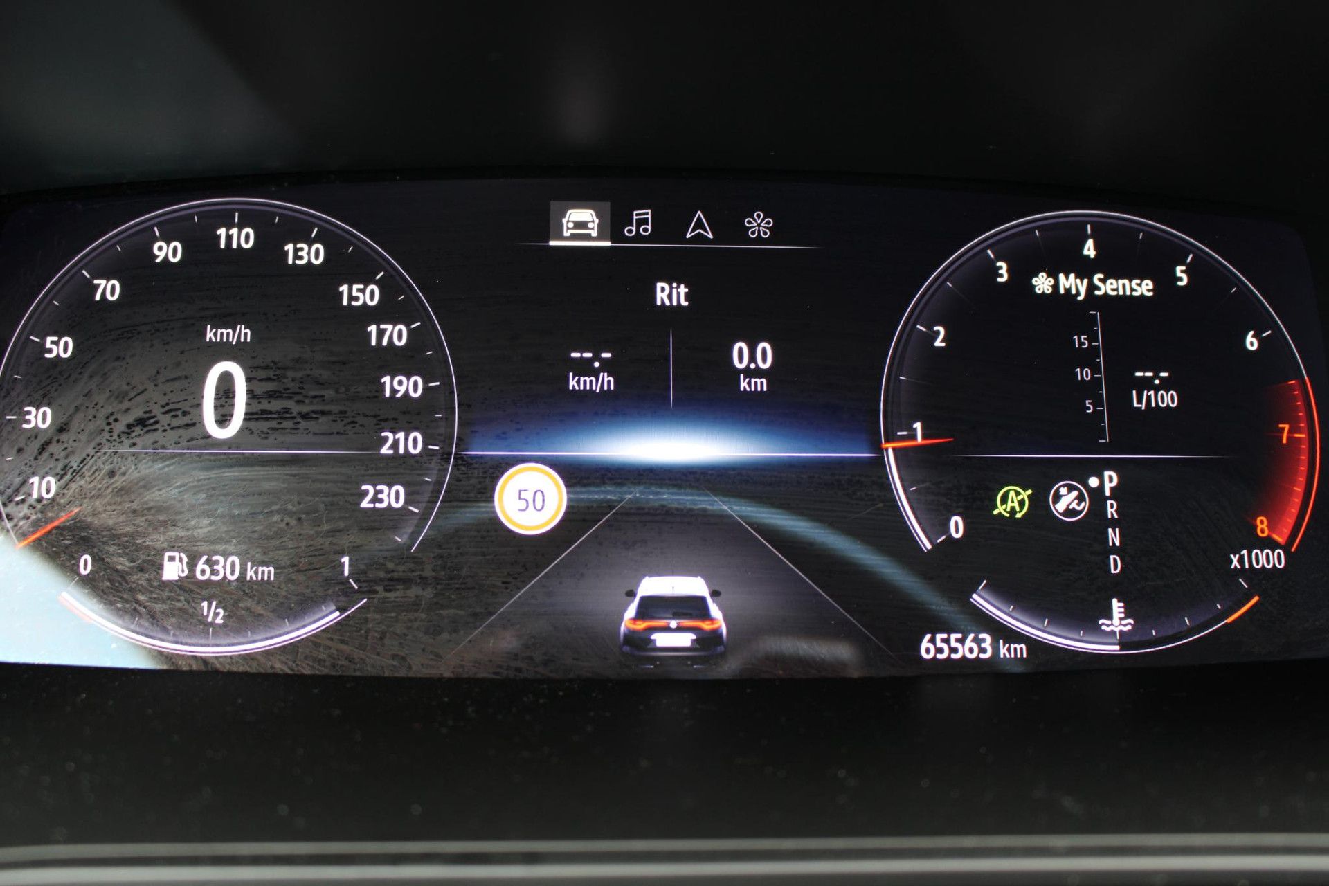 Renault MéganeEstate met kenteken T-020-HV – dashboard