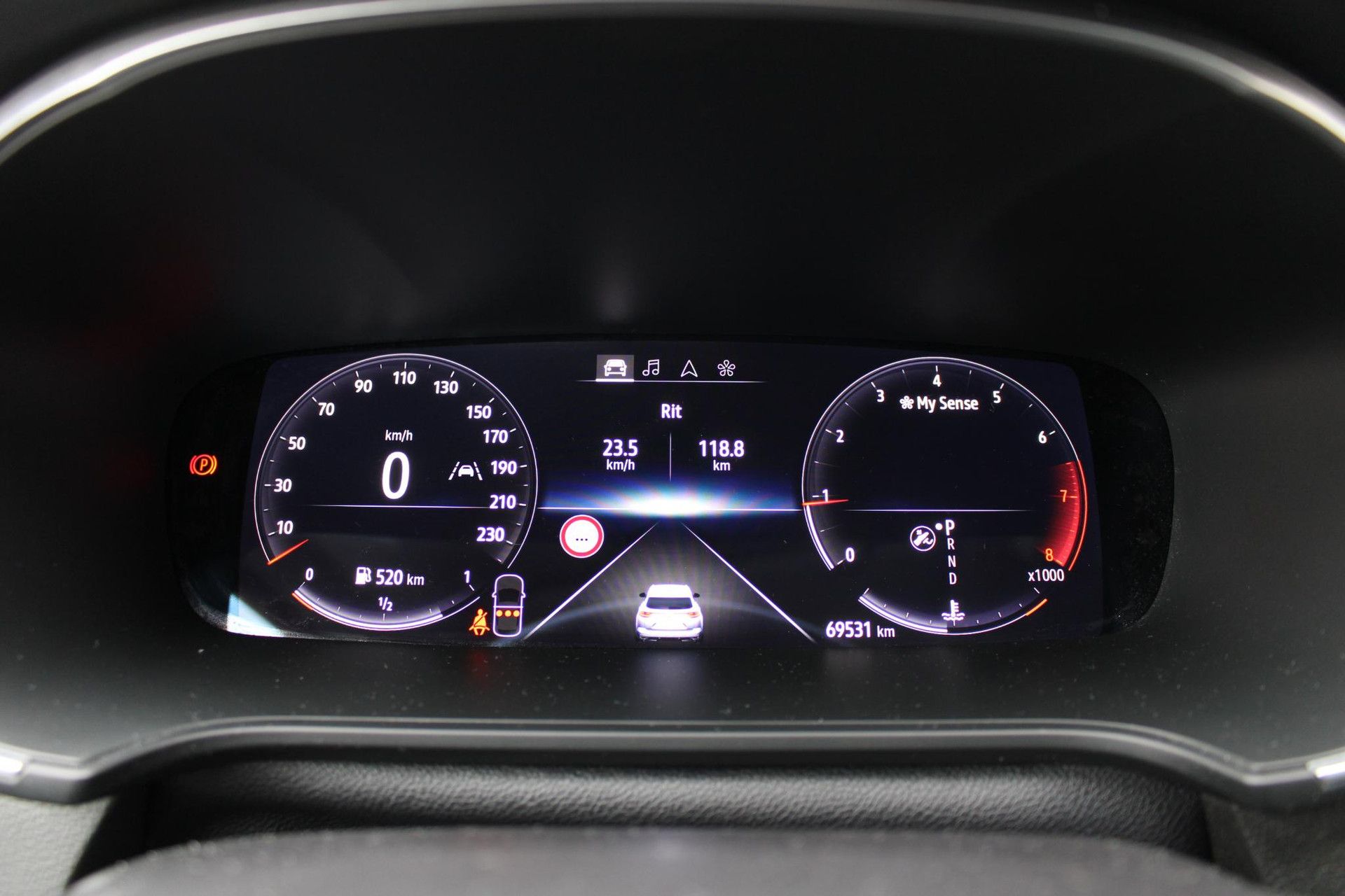 Renault MéganeEstate met kenteken T-184-PG – dashboard