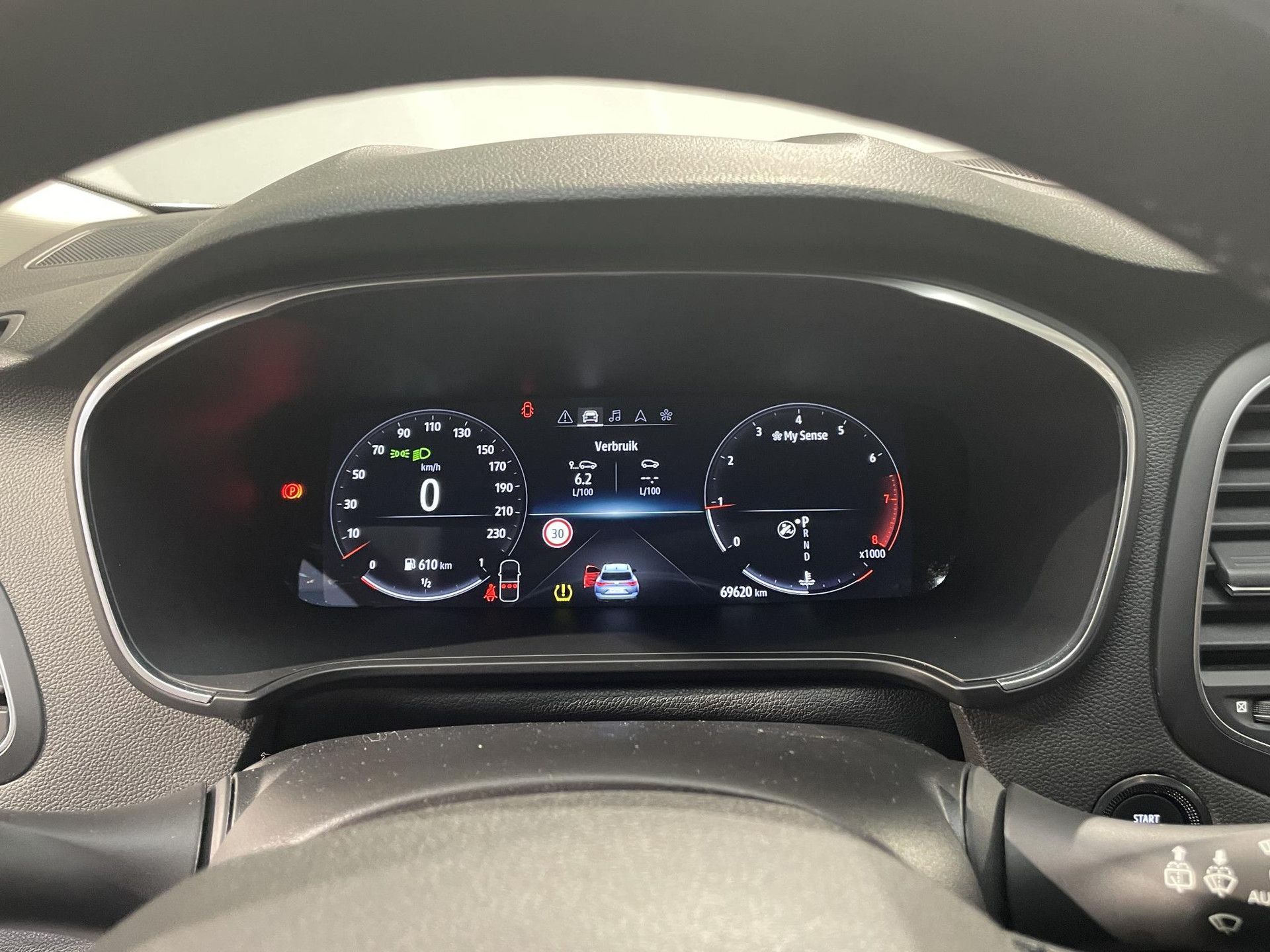 Renault MéganeEstate met kenteken T-413-HL – dashboard
