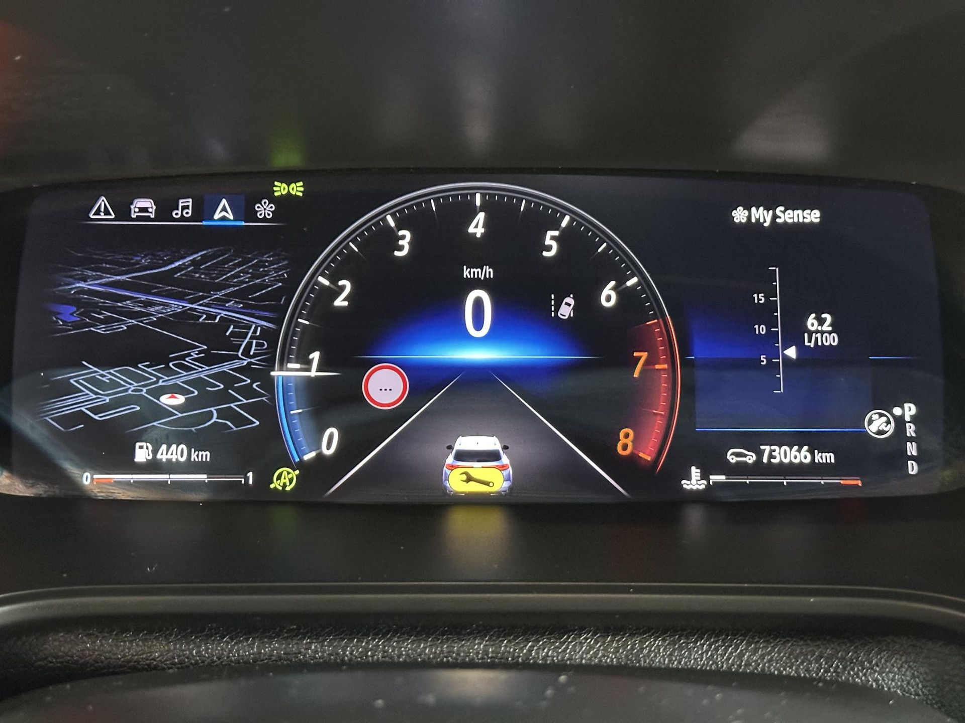 Renault MéganeEstate met kenteken T-414-HL – dashboard