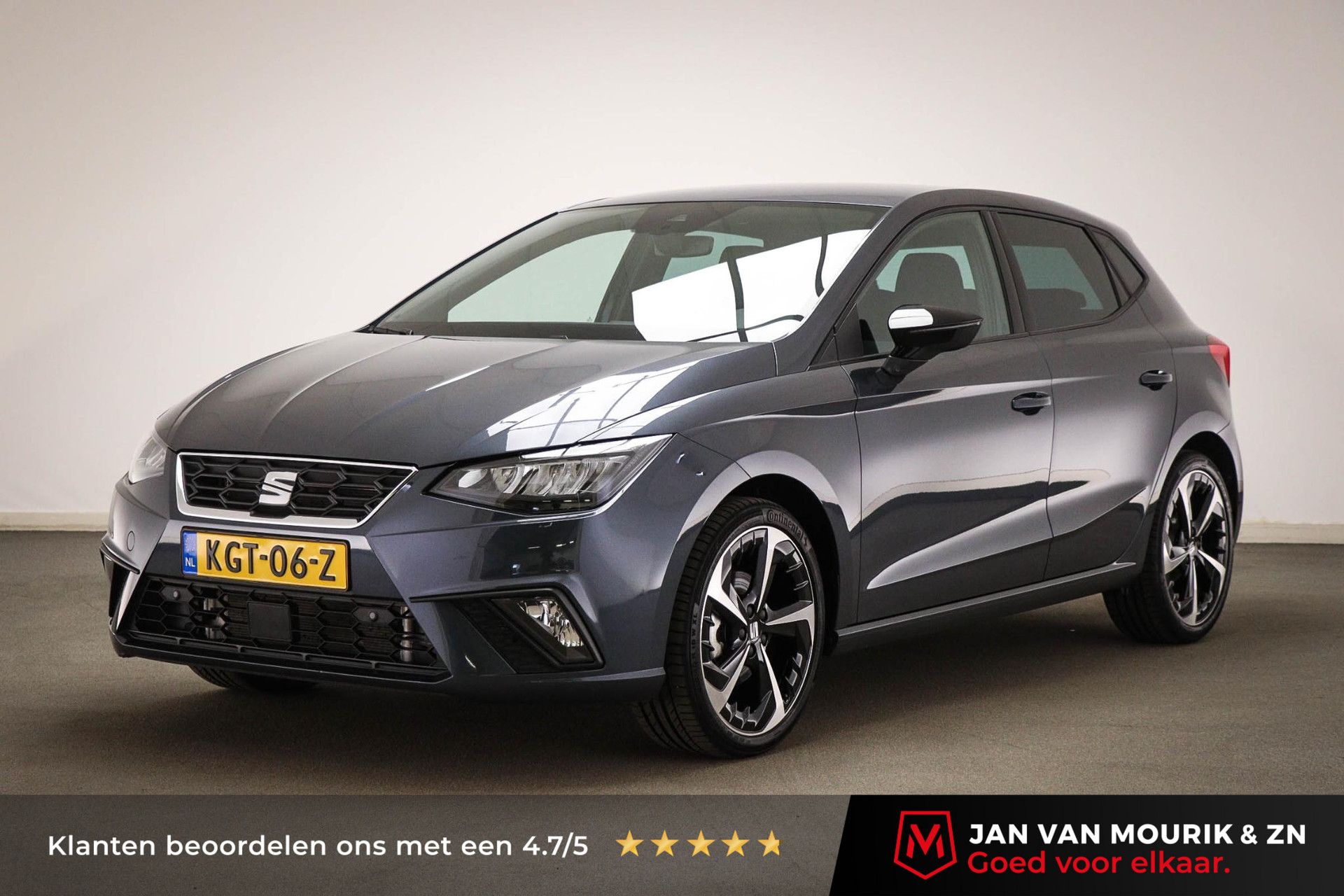 SEAT Ibiza met kenteken KGT-06-Z – vooraanzicht