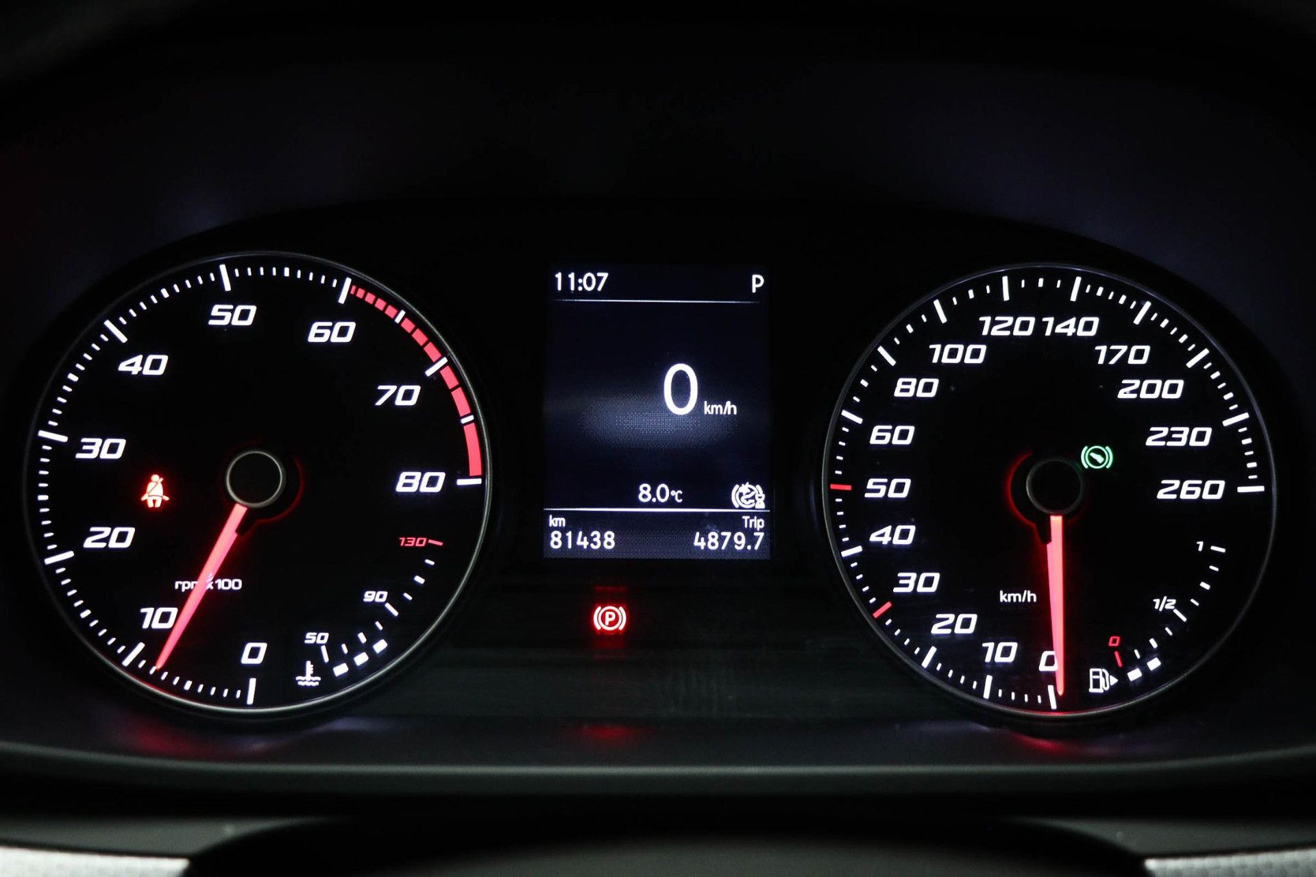 SEAT Leon met kenteken X-513-ZJ – dashboard
