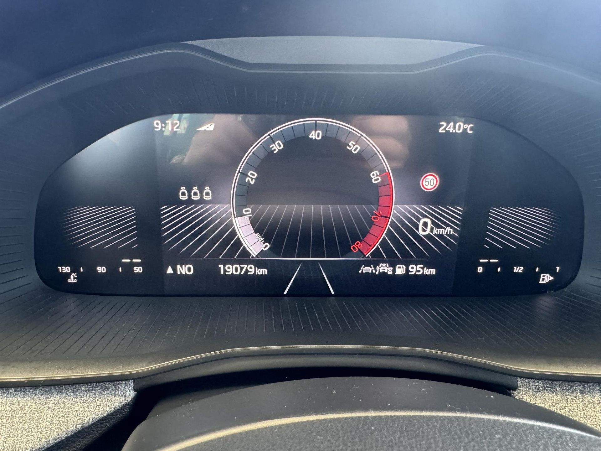 Skoda Kamiq met kenteken KKP-40-T – dashboard