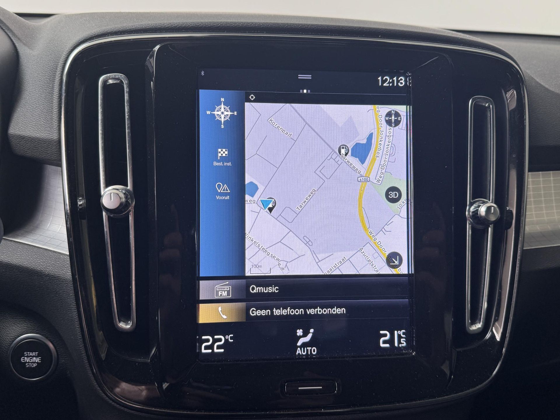 Volvo XC40 met kenteken P-256-BD – dashboard