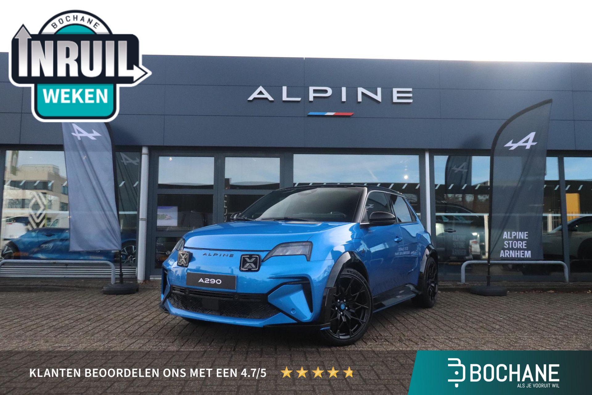 Alpine A290 – vooraanzicht