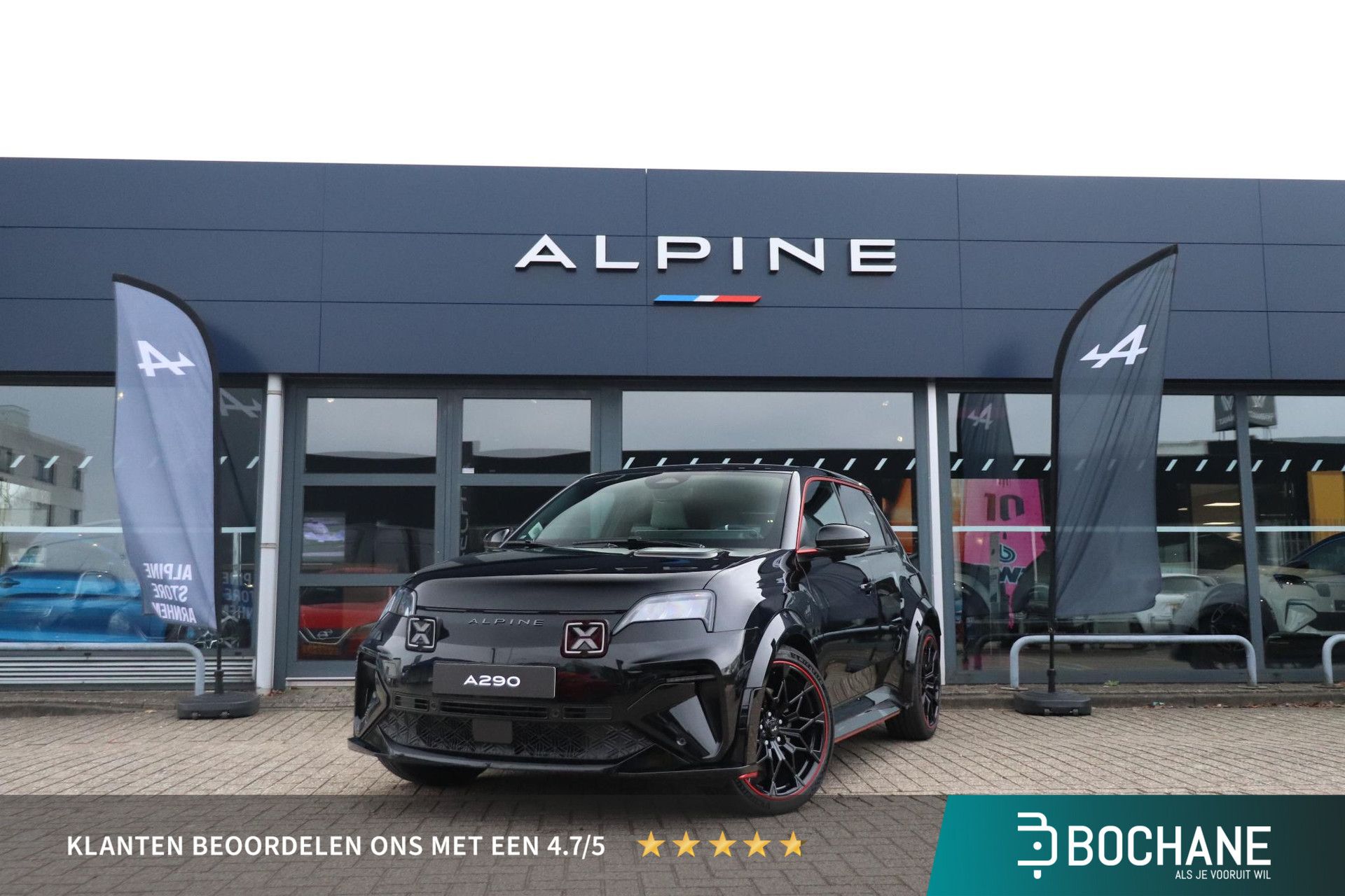 Alpine A290 – vooraanzicht
