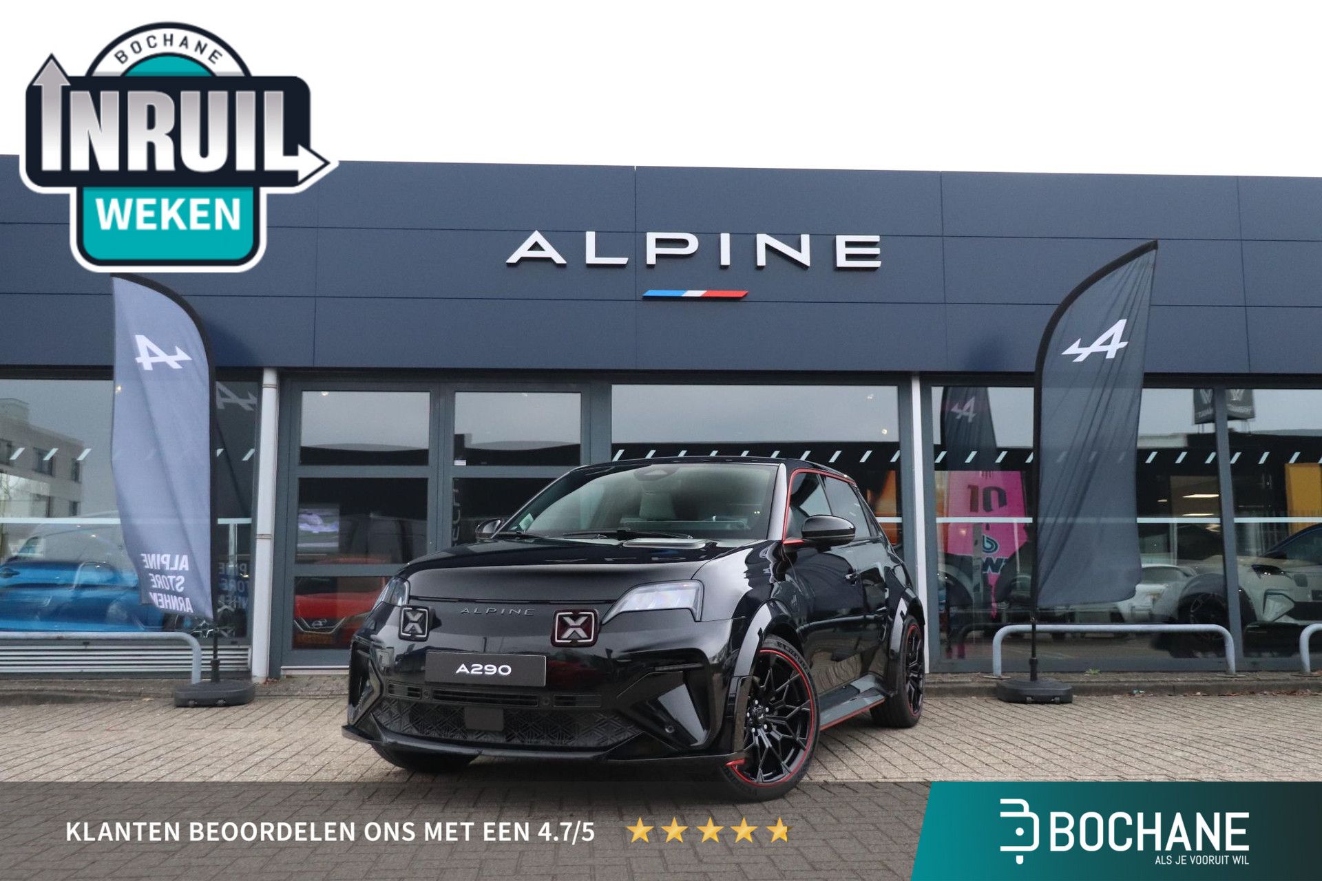Alpine A290 – vooraanzicht