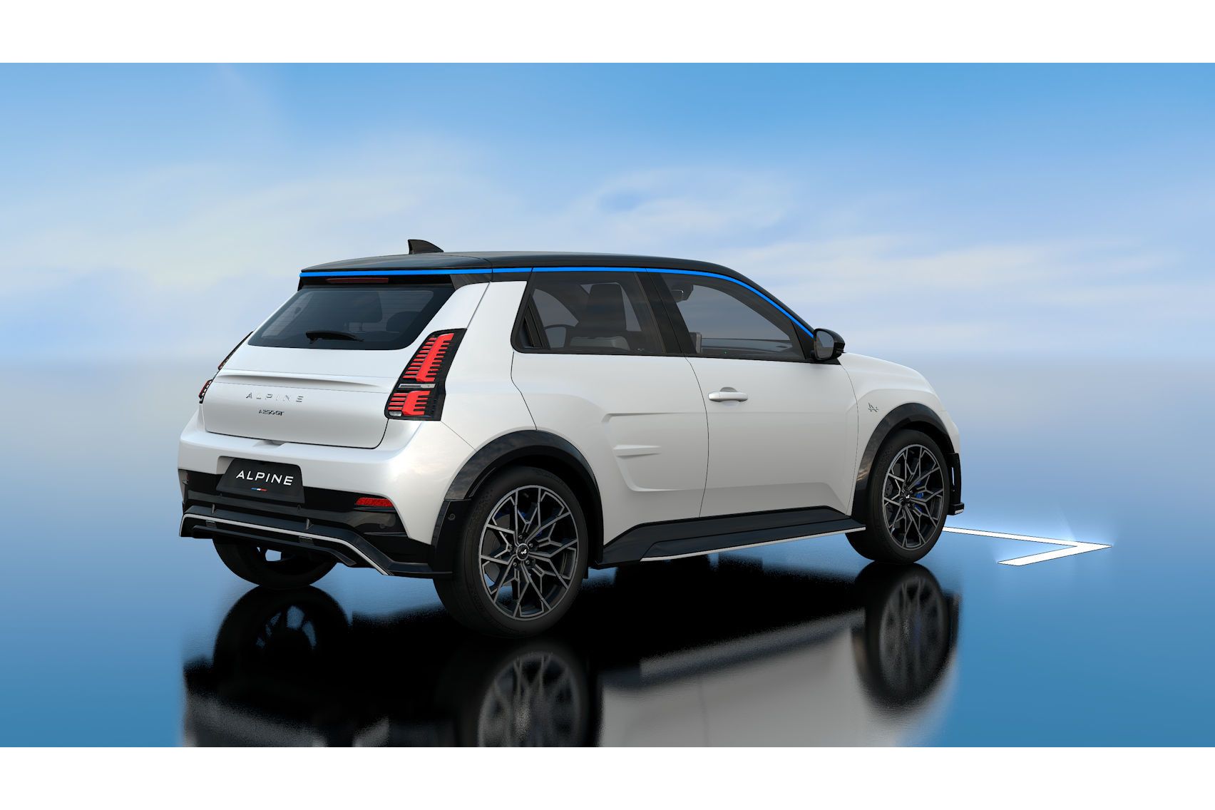 Alpine A290 – achteraanzicht