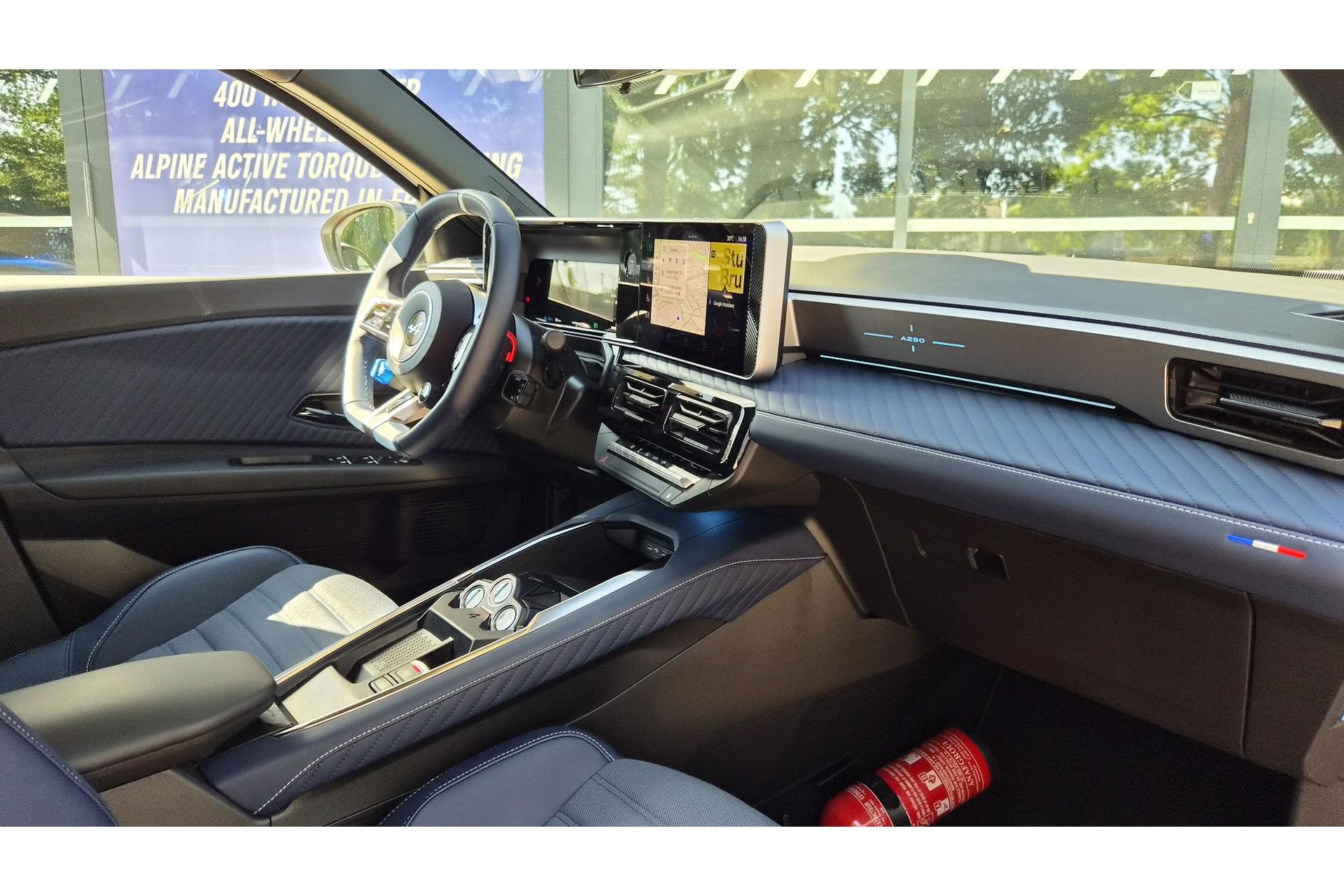 Alpine A290 met kenteken KNL-36-Z – interieur
