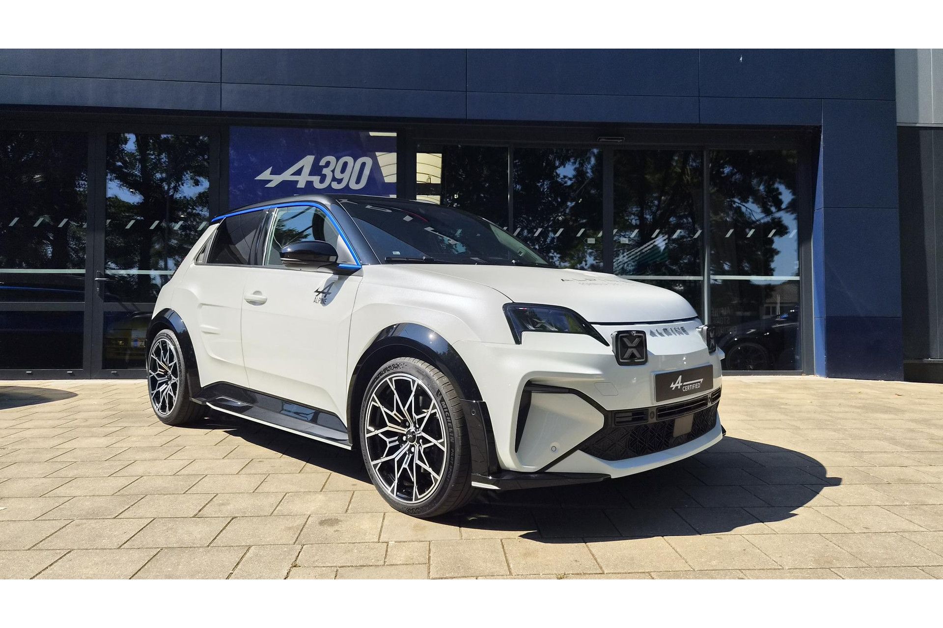 Alpine A290 met kenteken KNL-36-Z – detailfoto