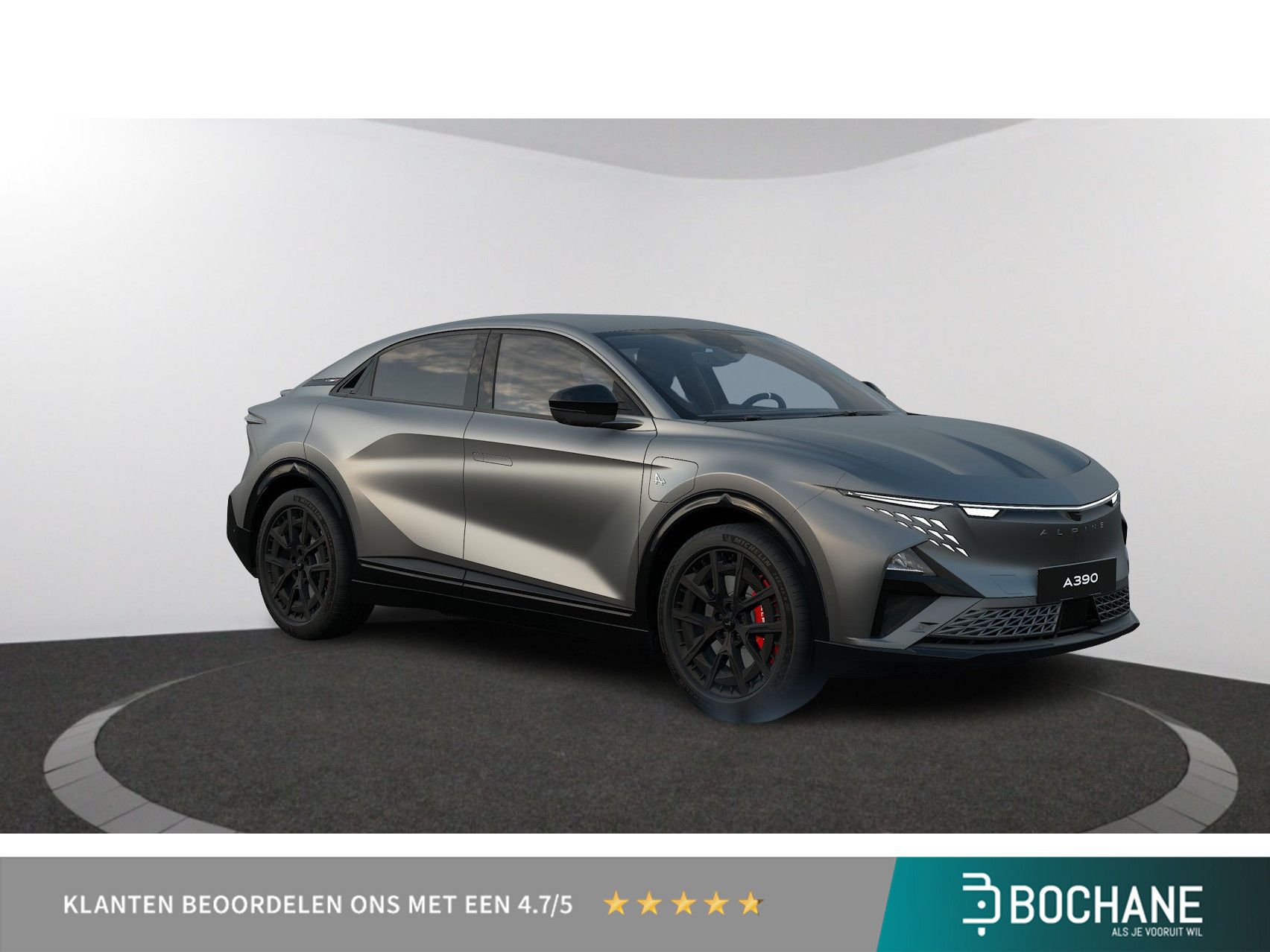 Alpine A390 – vooraanzicht