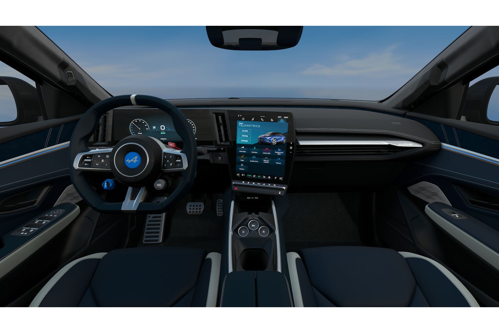 Alpine A390 – detailfoto
