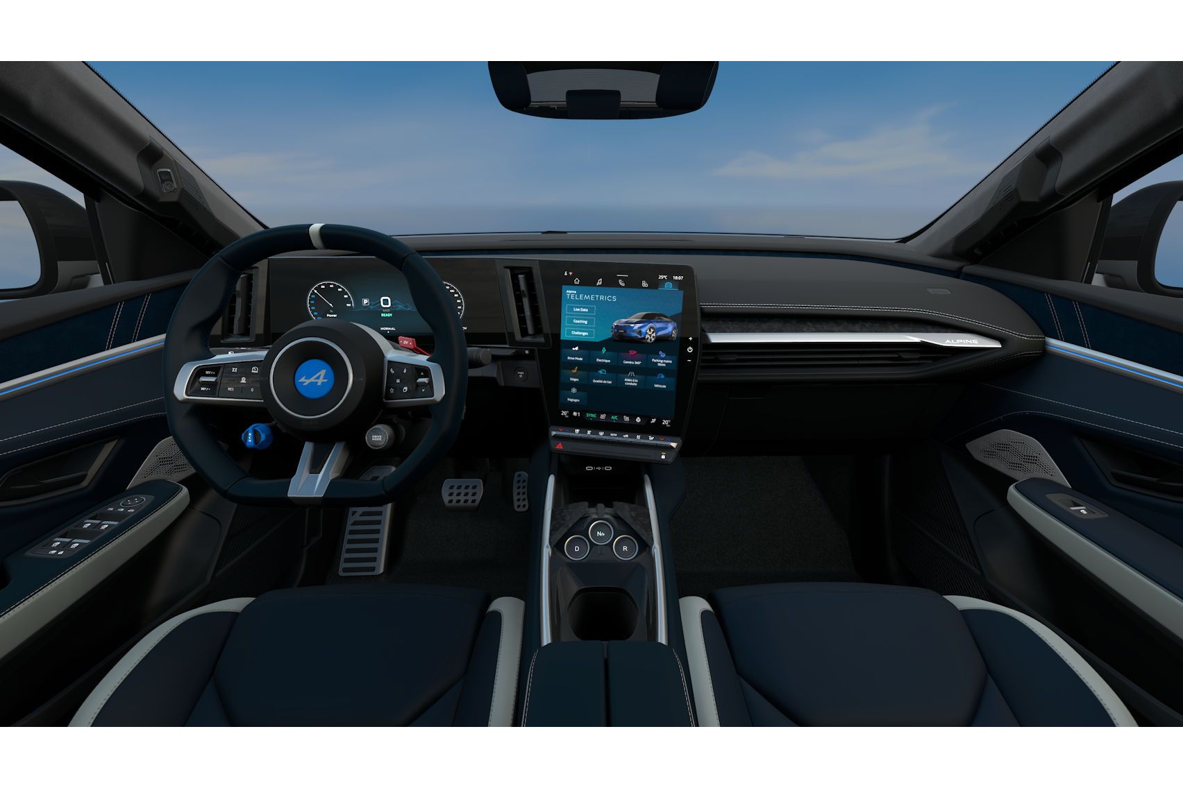 Alpine A390 – detailfoto
