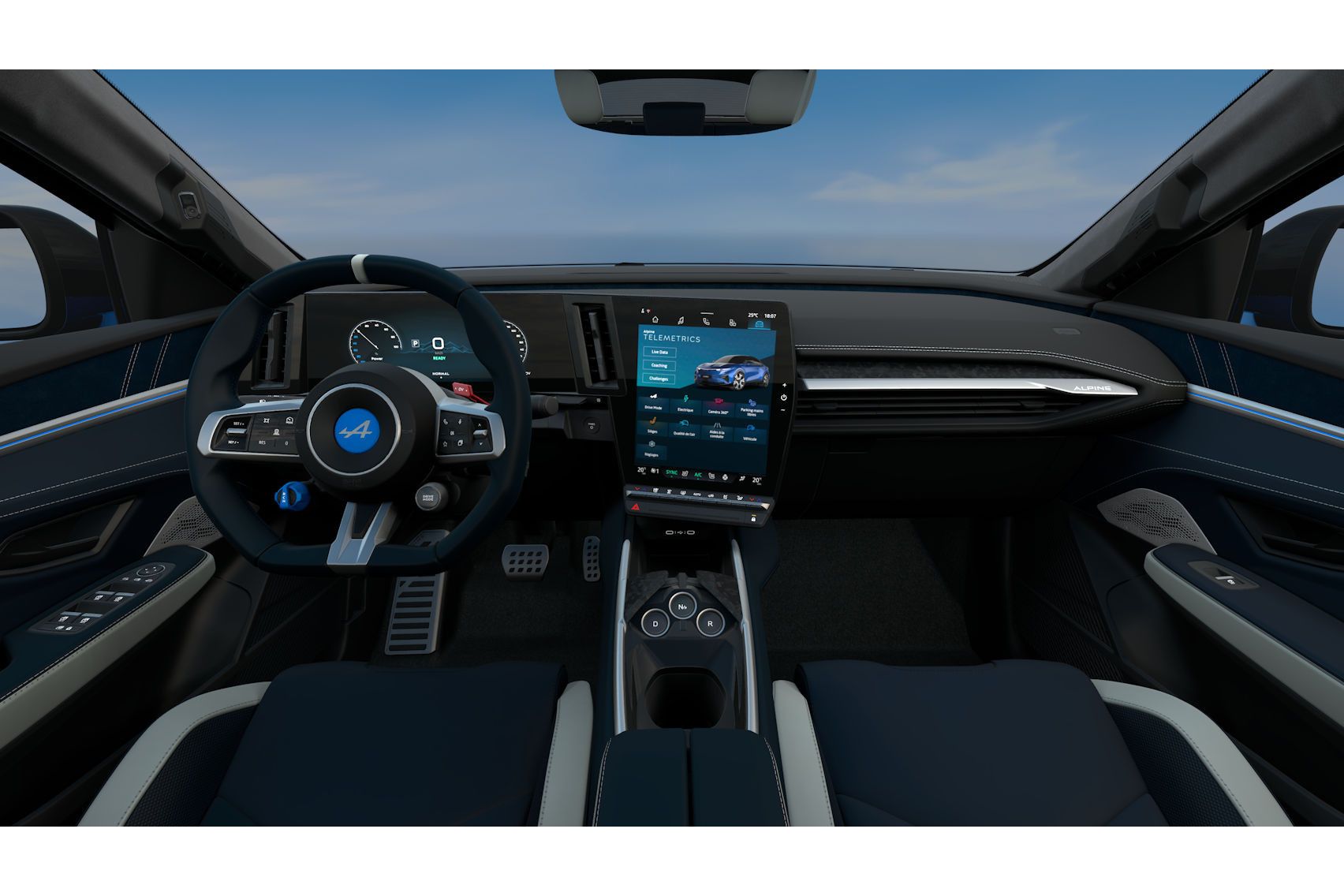 Alpine A390 – detailfoto