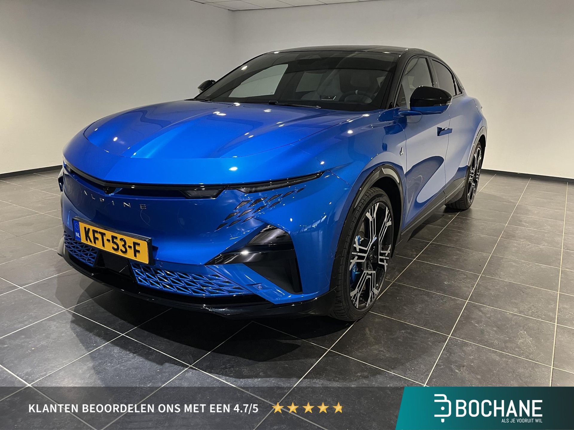 Alpine A390 met kenteken KFT-53-F – vooraanzicht