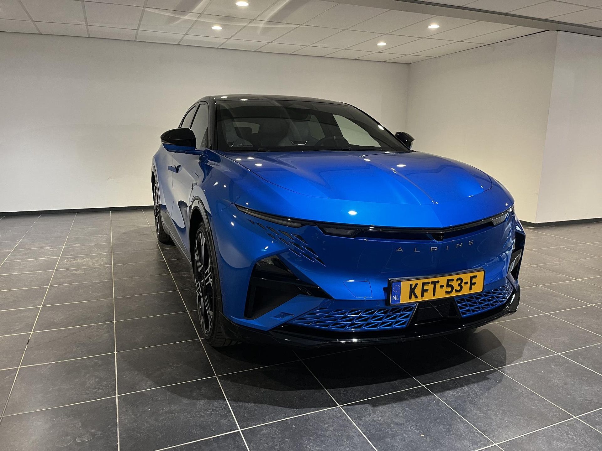 Alpine A390 met kenteken KFT-53-F – detailfoto