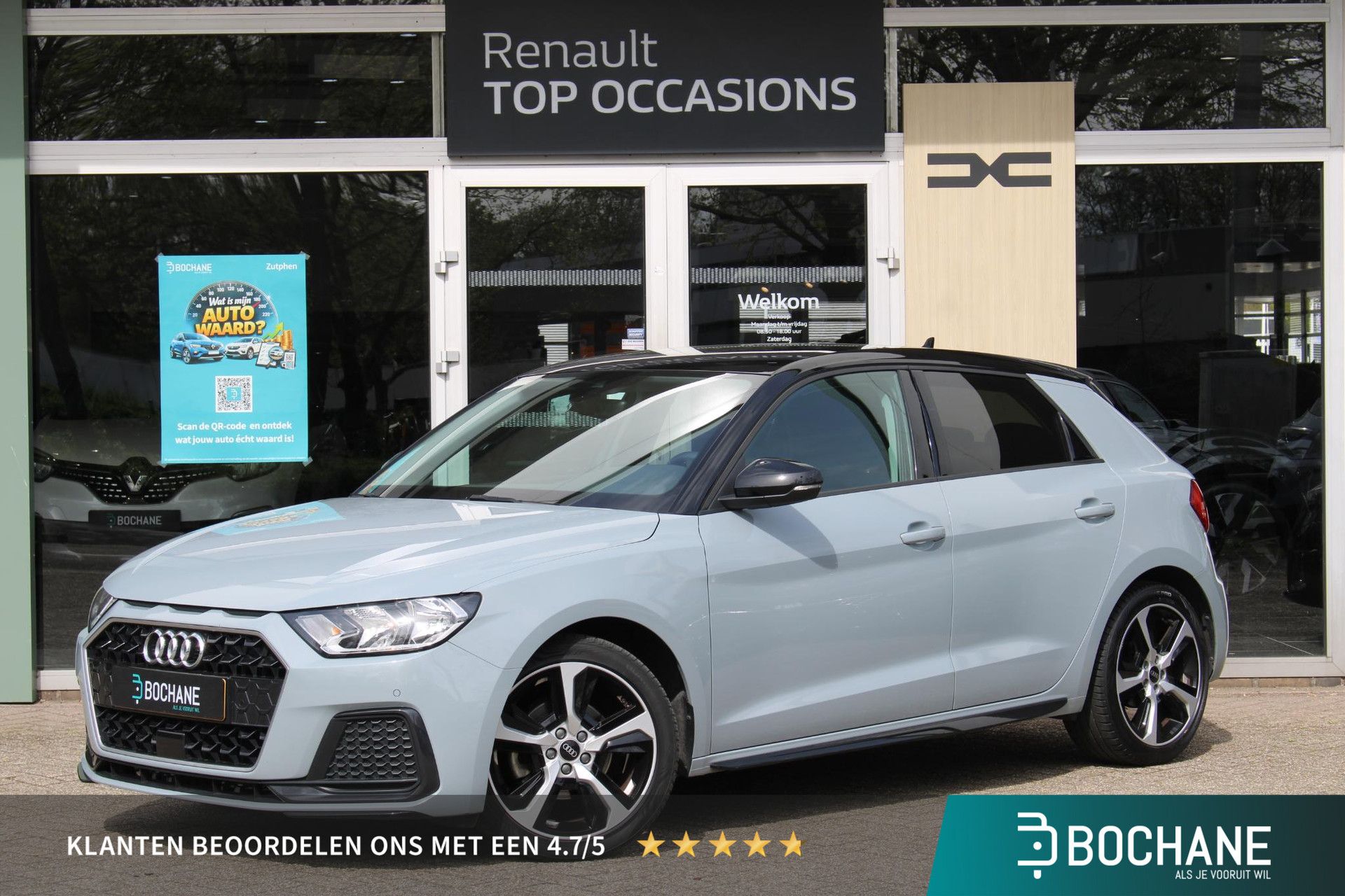 Audi A1Sportback met kenteken N-749-KD – vooraanzicht