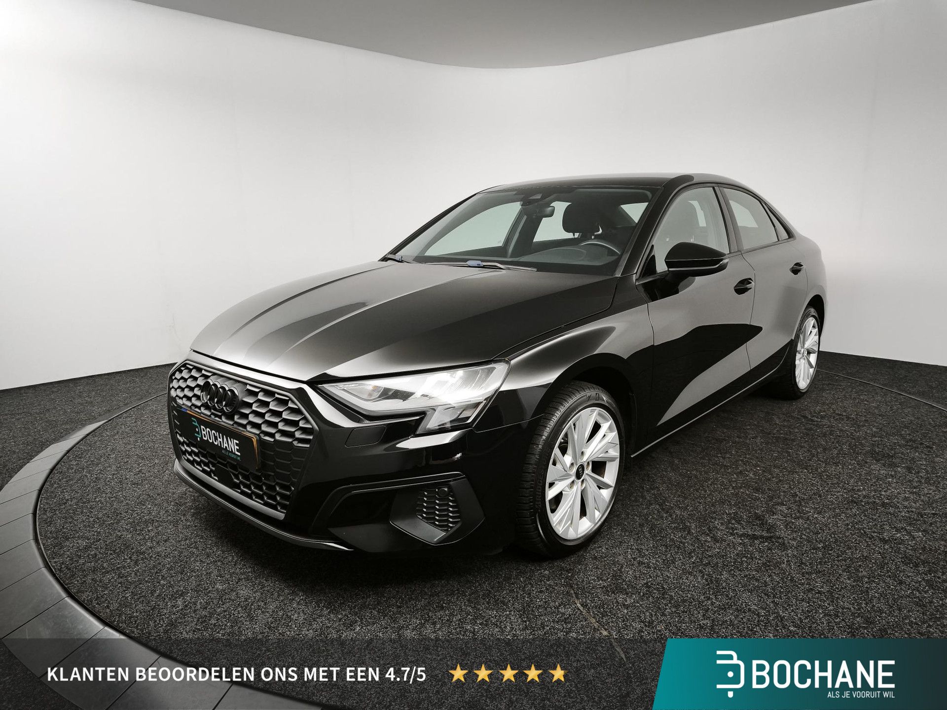 Audi A3 met kenteken K-424-HH – vooraanzicht