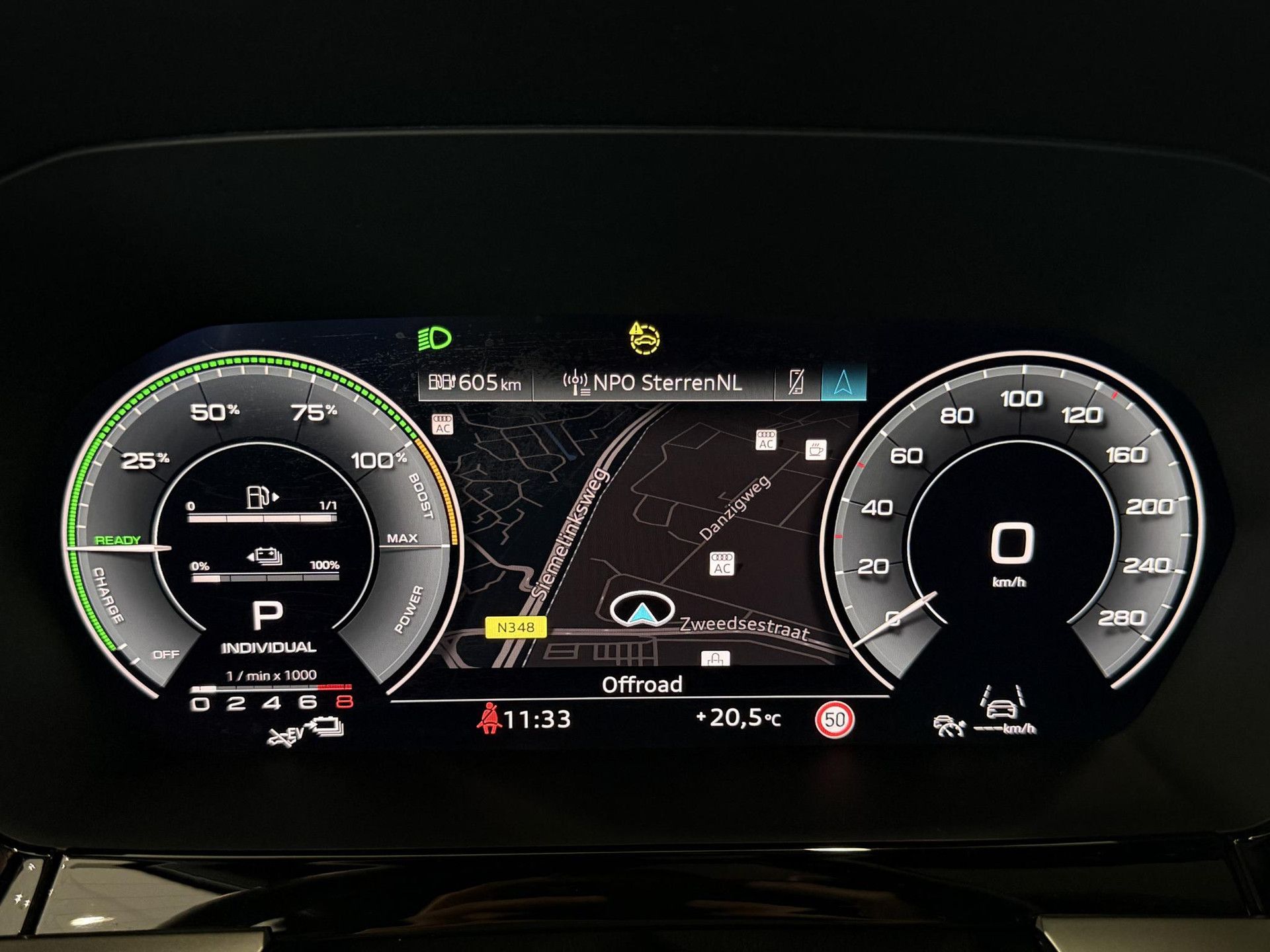 Audi A3 met kenteken N-403-ZS – dashboard