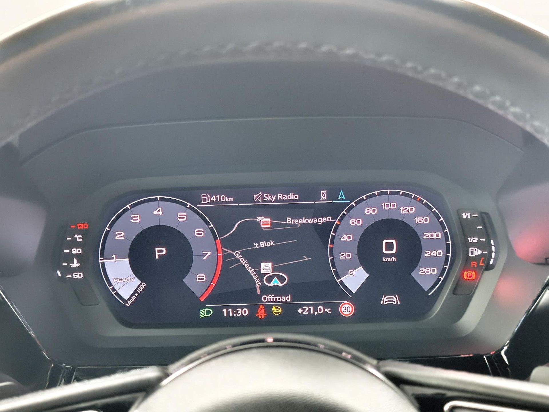 Audi A3 met kenteken N-955-DL – dashboard