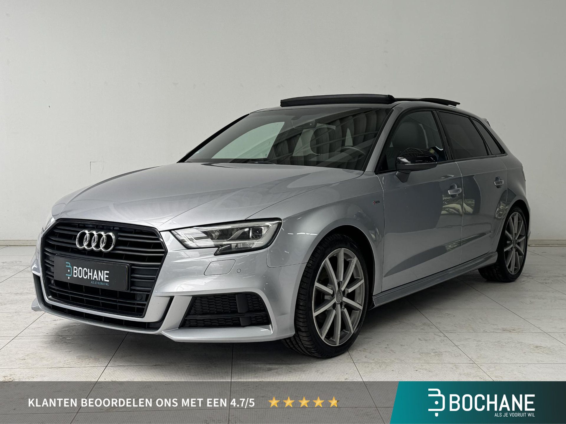Audi A3 met kenteken P-626-PL – vooraanzicht