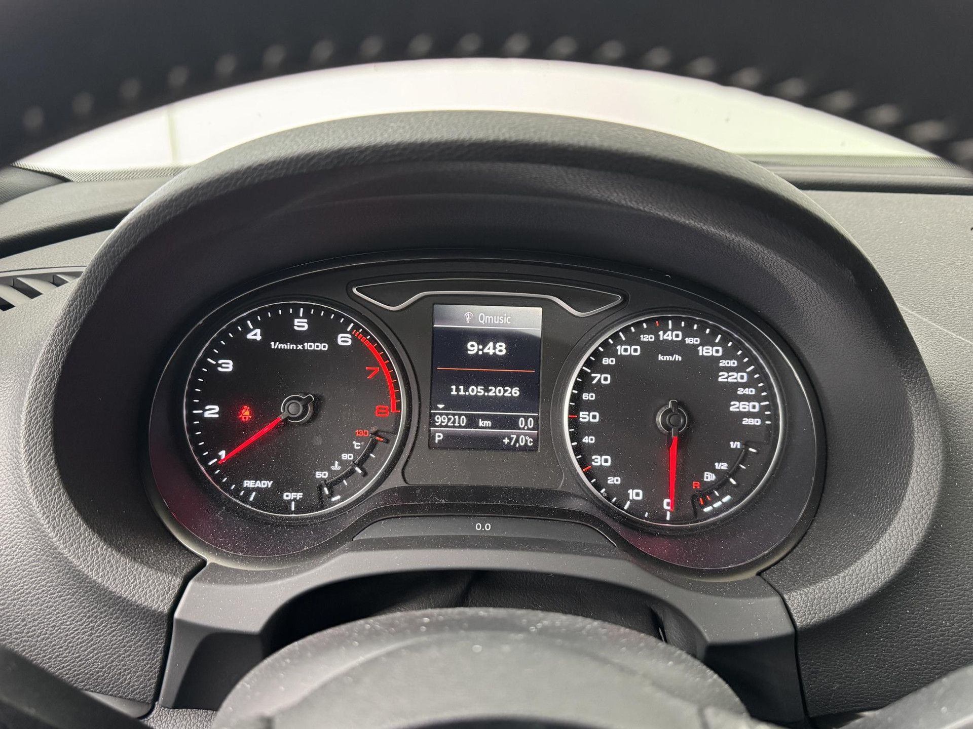 Audi A3 met kenteken P-626-PL – dashboard