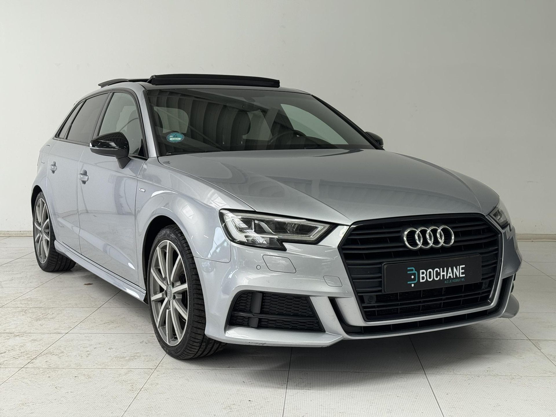 Audi A3 met kenteken P-626-PL – detailfoto