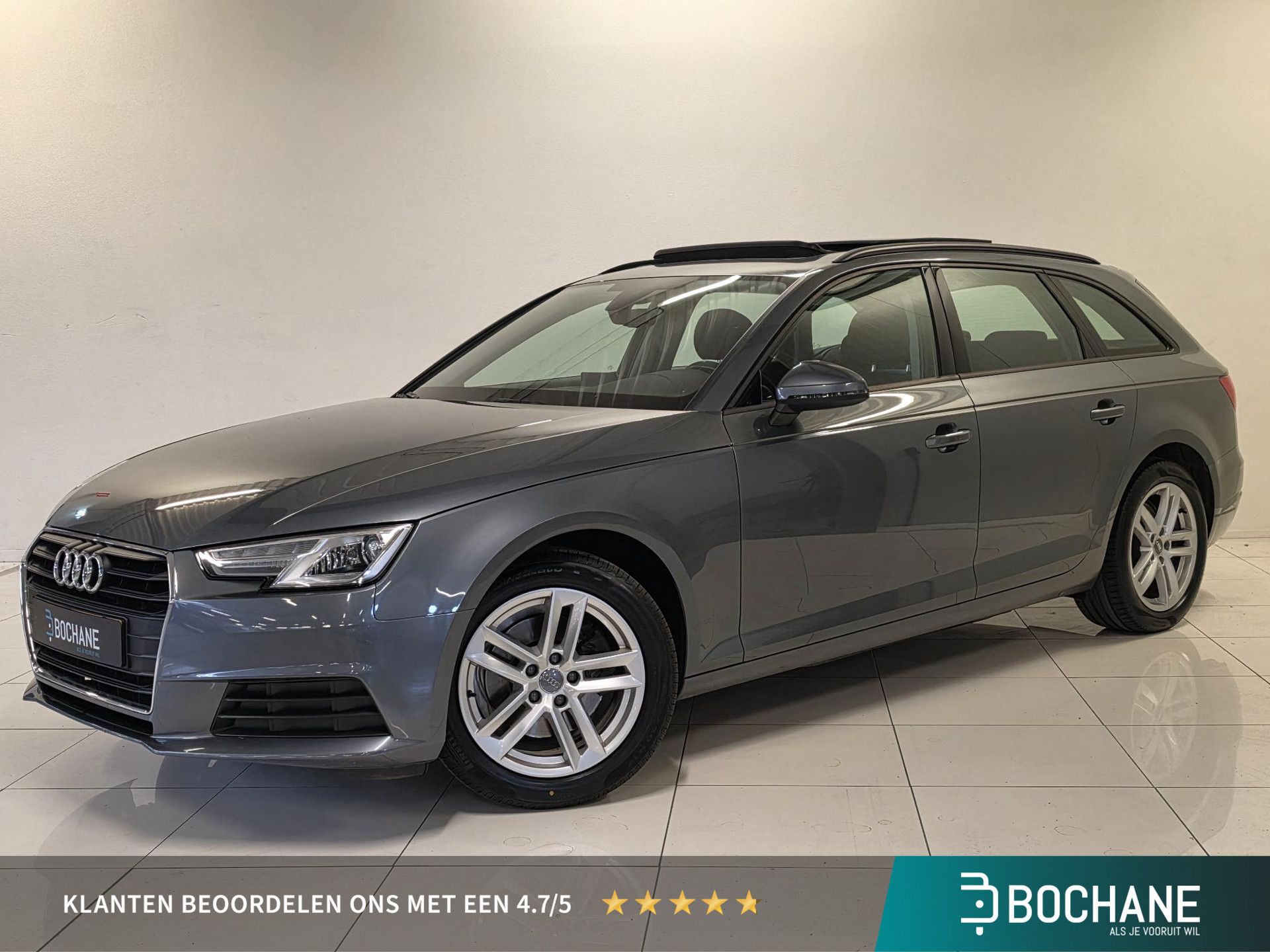 Audi A4 met kenteken L-347-RS – vooraanzicht