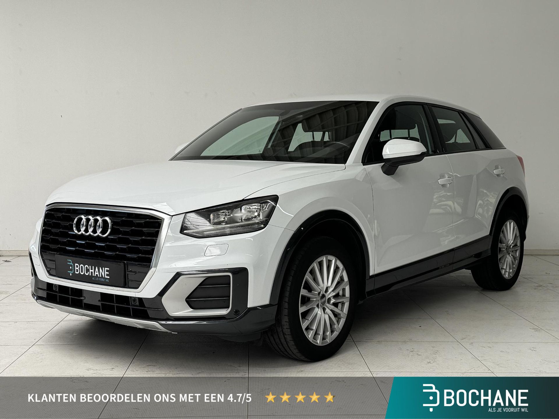 Audi Q2 met kenteken RJ-995-K – vooraanzicht