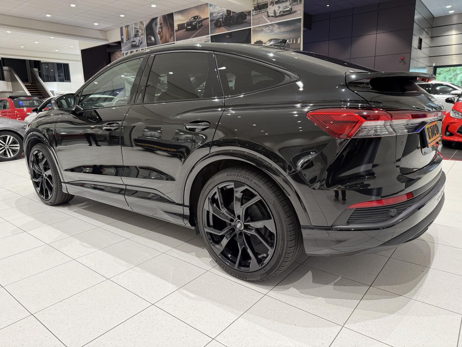 Audi Q4Sportbacke-tron met kenteken N-204-VD – detailfoto