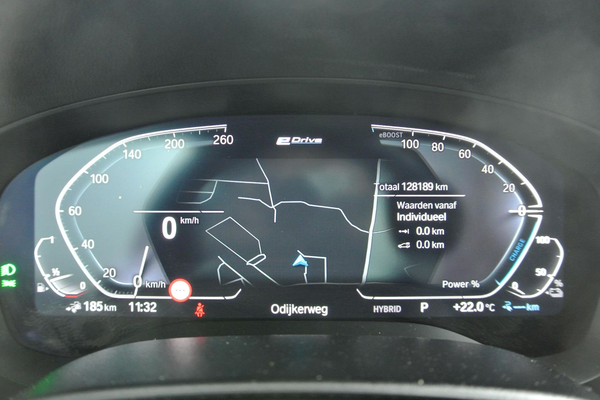 BMW 5-serie met kenteken KHX-53-Z – dashboard