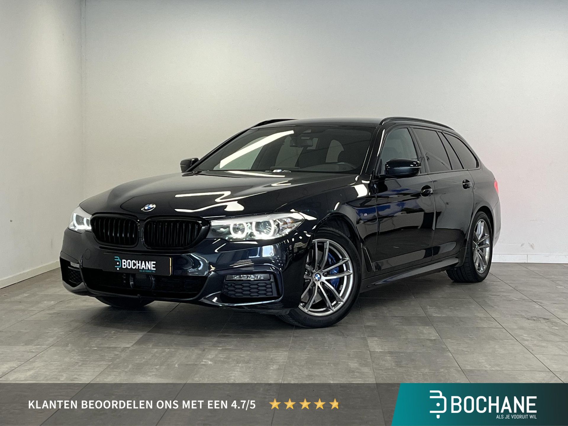 BMW 5-serie met kenteken S-579-XV – vooraanzicht