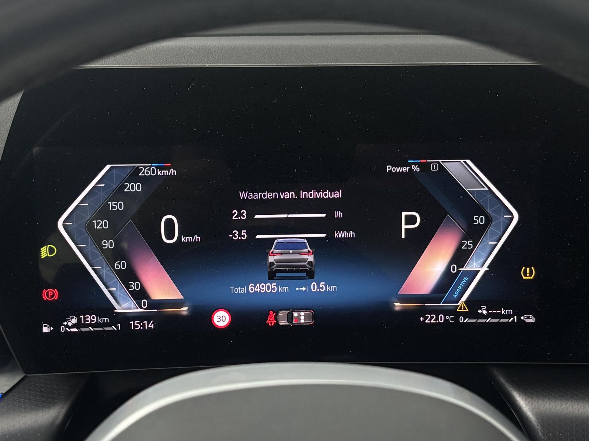BMW X1 met kenteken X-508-VJ – dashboard