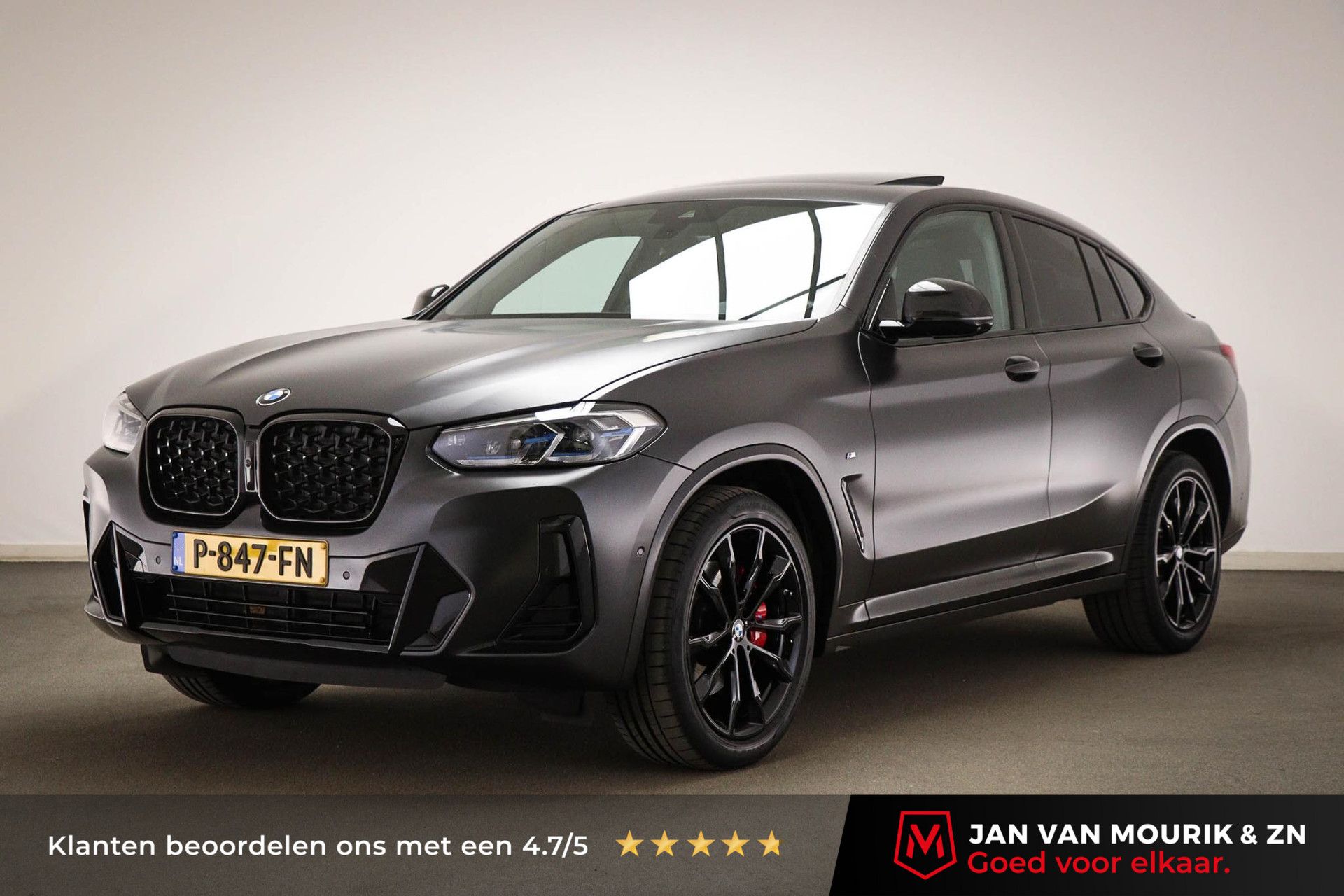 BMW X4 met kenteken P-847-FN – vooraanzicht