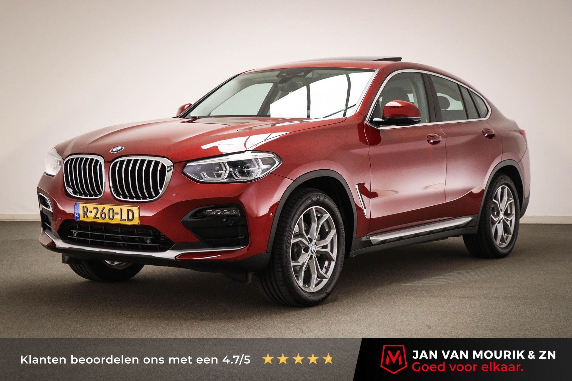 BMW X4 met kenteken R-260-LD – vooraanzicht