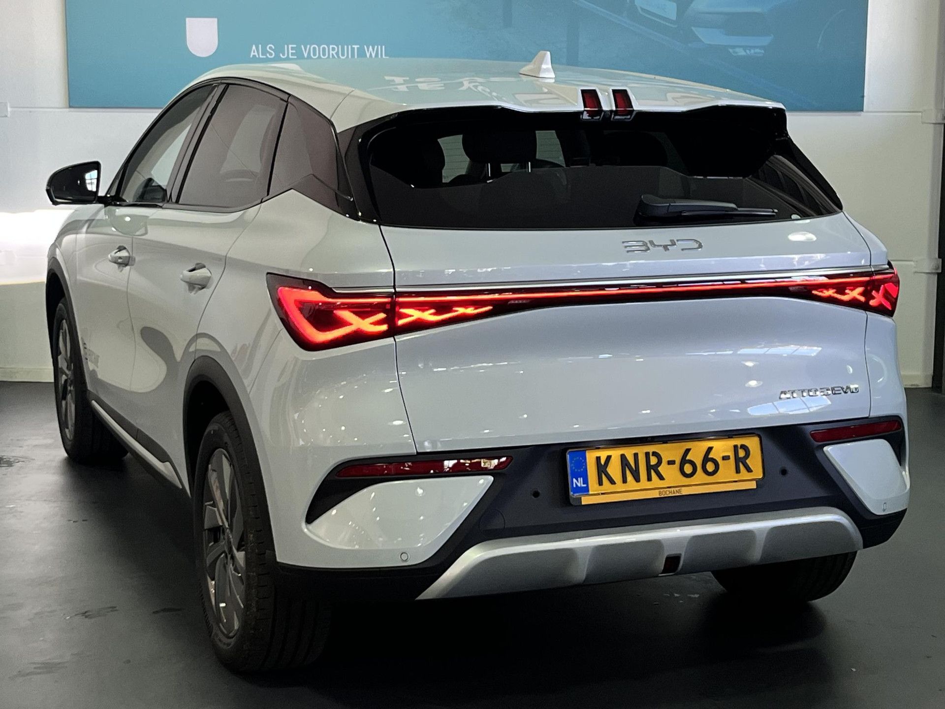 BYD ATTO3 met kenteken KNR-66-R – detailfoto