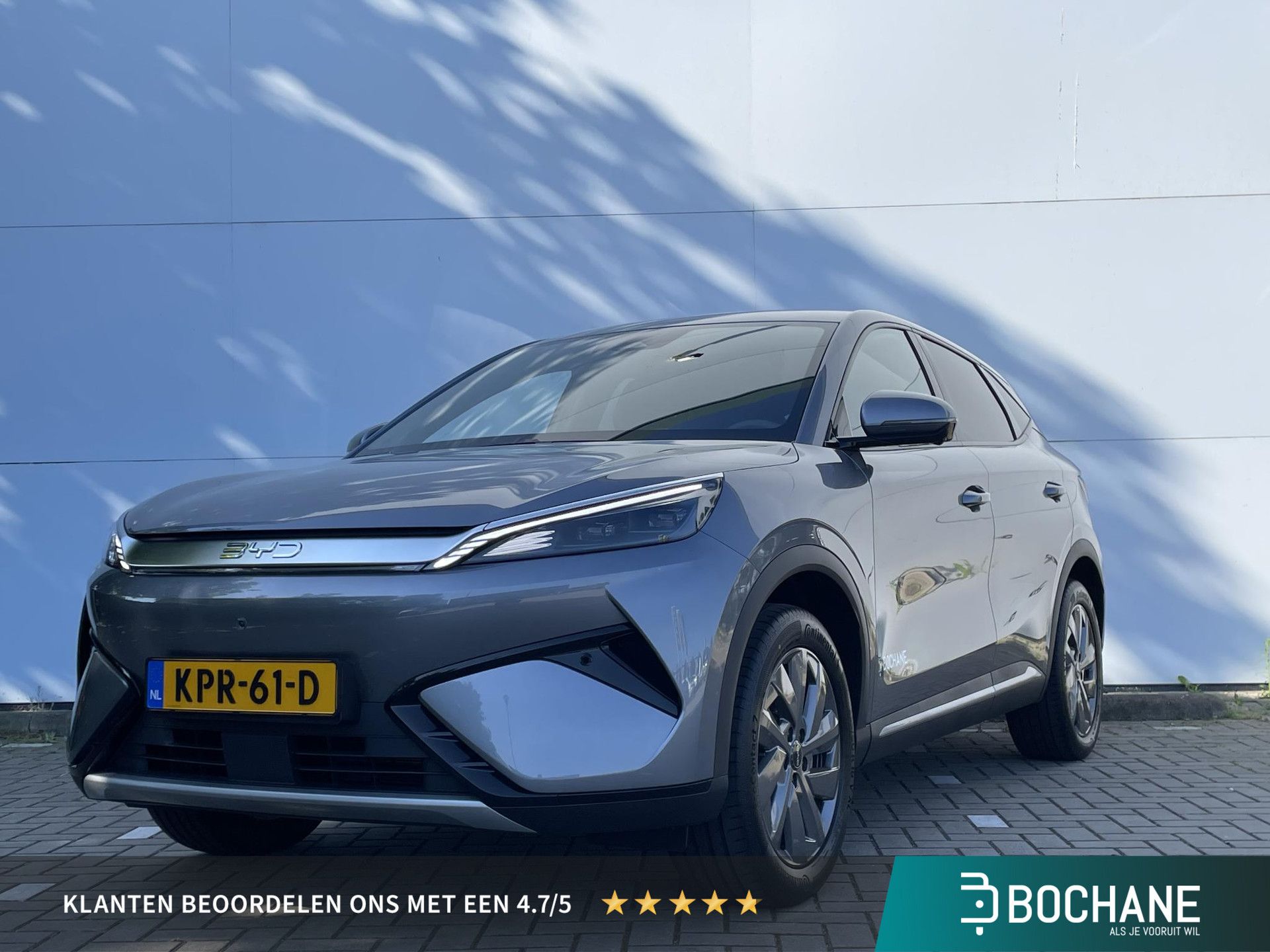 BYD ATTO3 met kenteken KPR-61-D – vooraanzicht