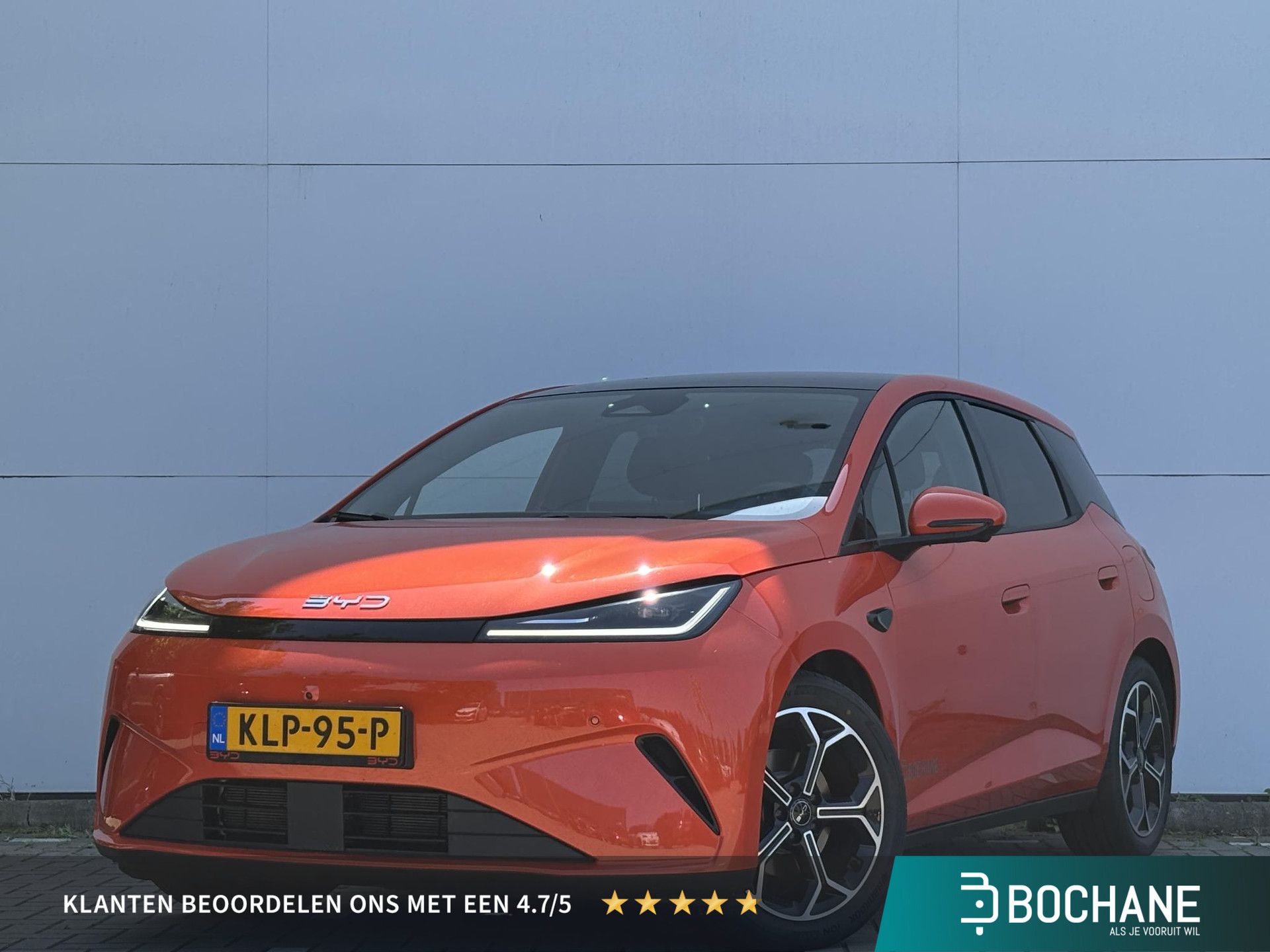 BYD DOLPHIN met kenteken KLP-95-P – vooraanzicht