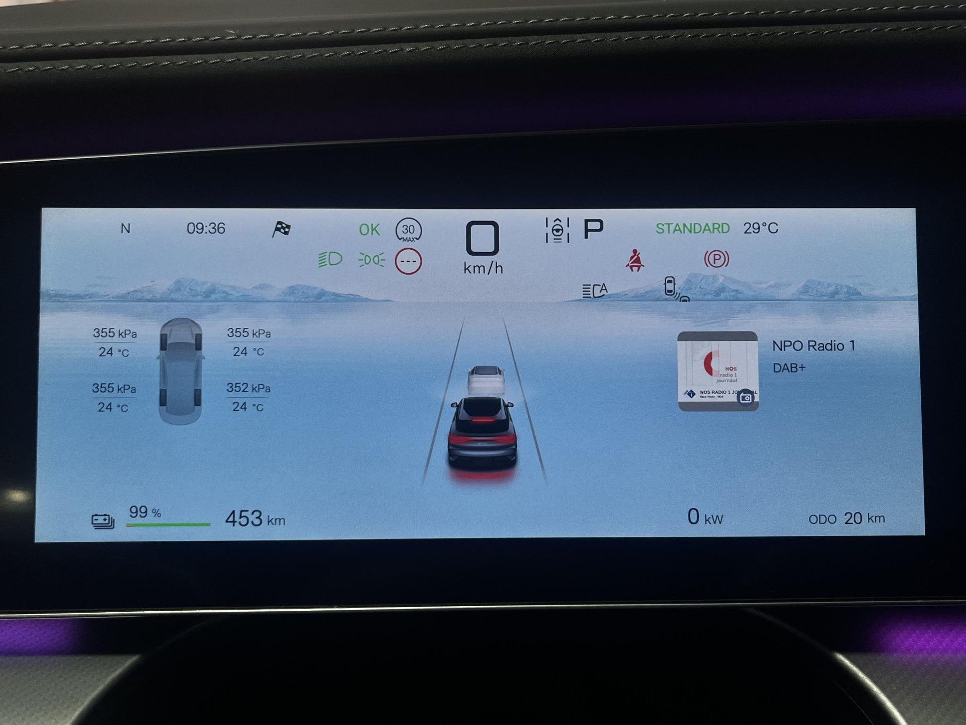BYD SEALION met kenteken KNH-59-R – dashboard